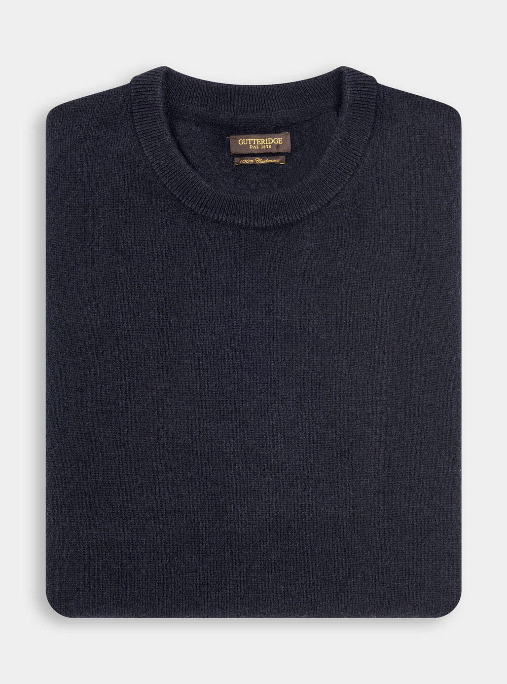 Pure cashmere crew-neck sweater | GutteridgeEU | Men's Sweaters