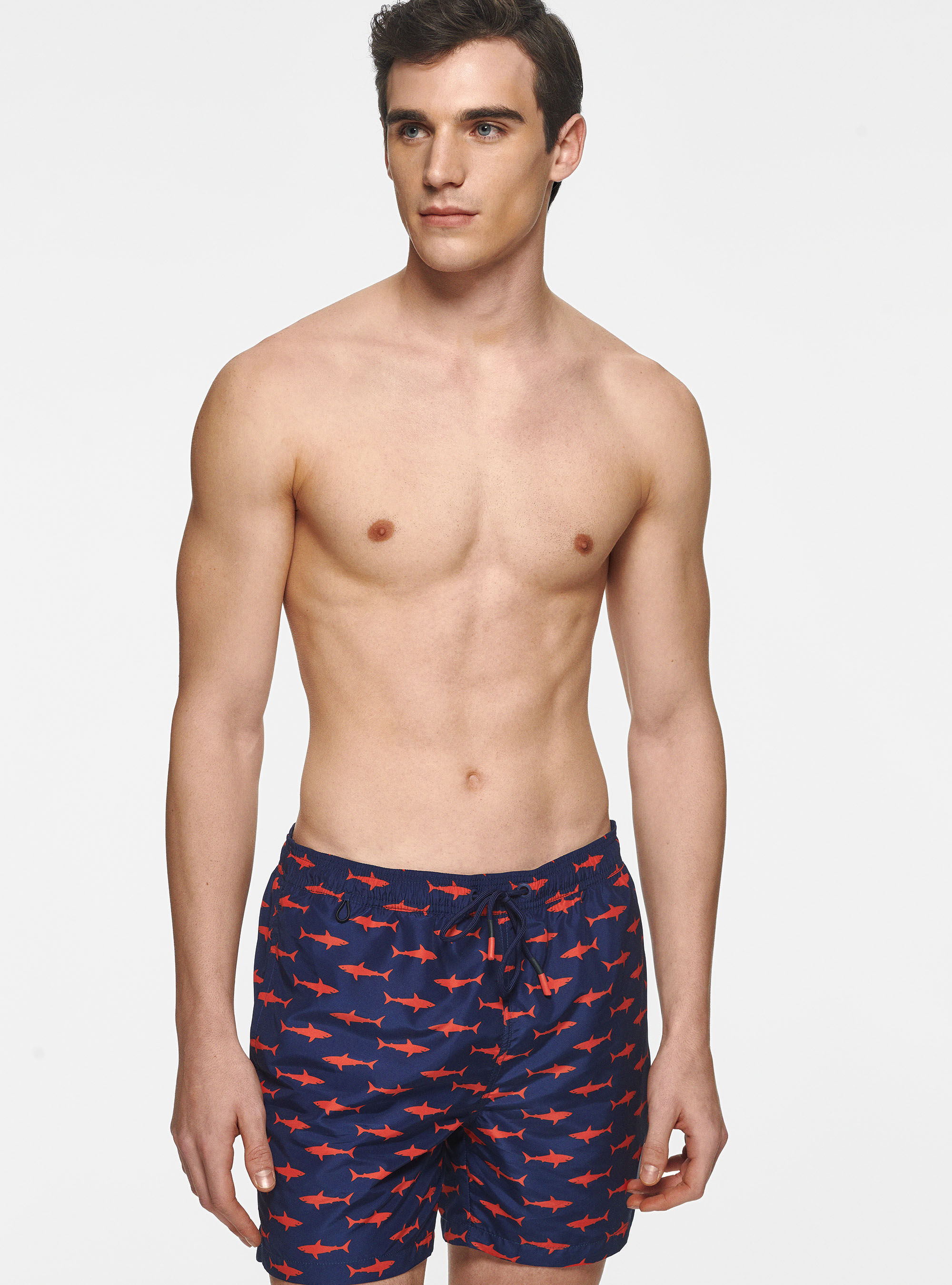 Swimwear with sharks