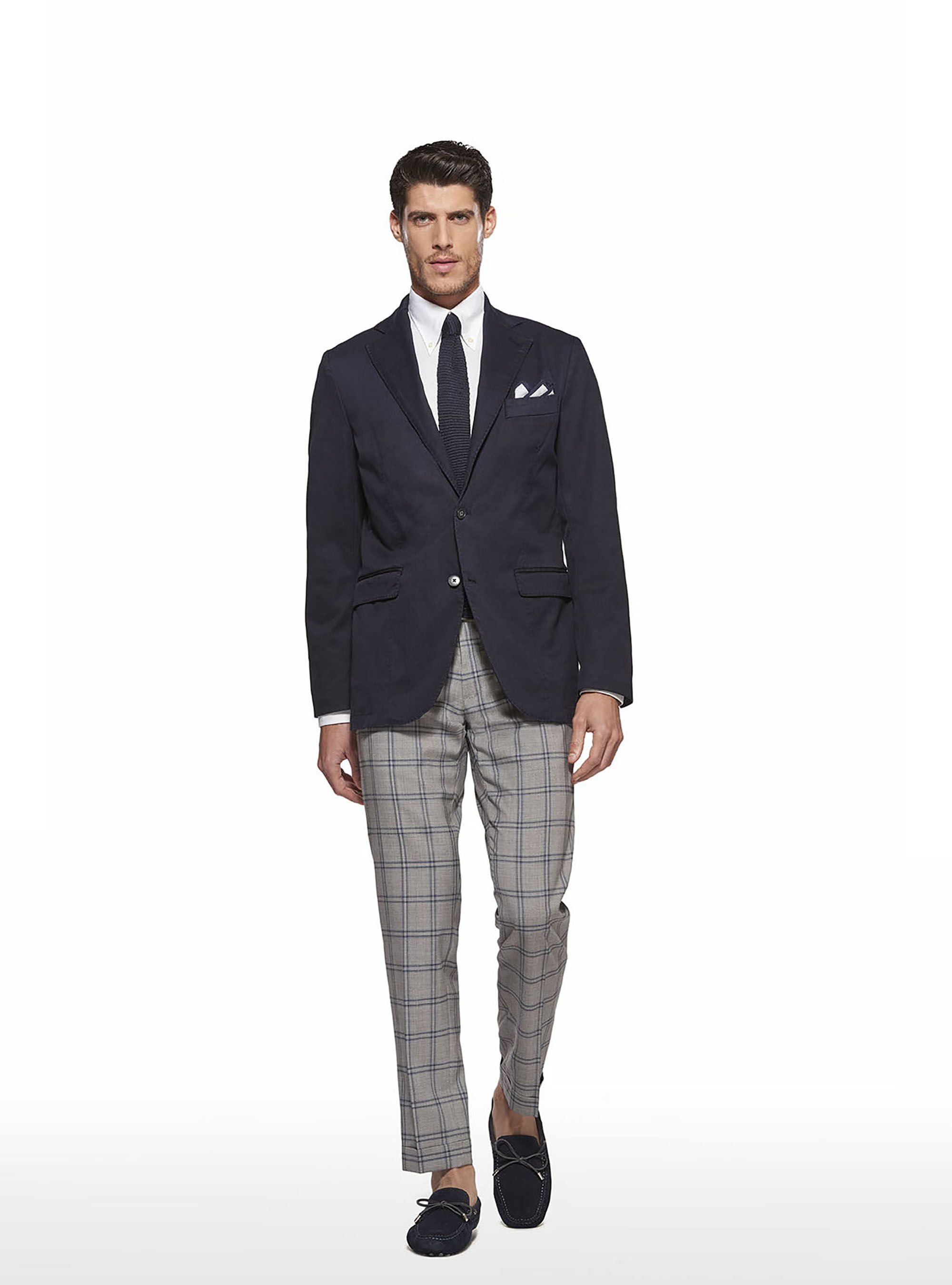 navy blue twill jacket