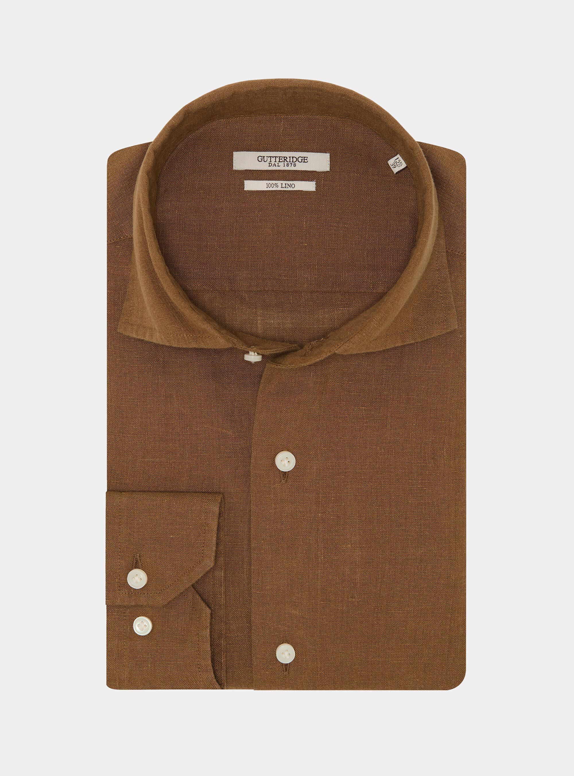 Pure linen shirt, MULTICOLOR