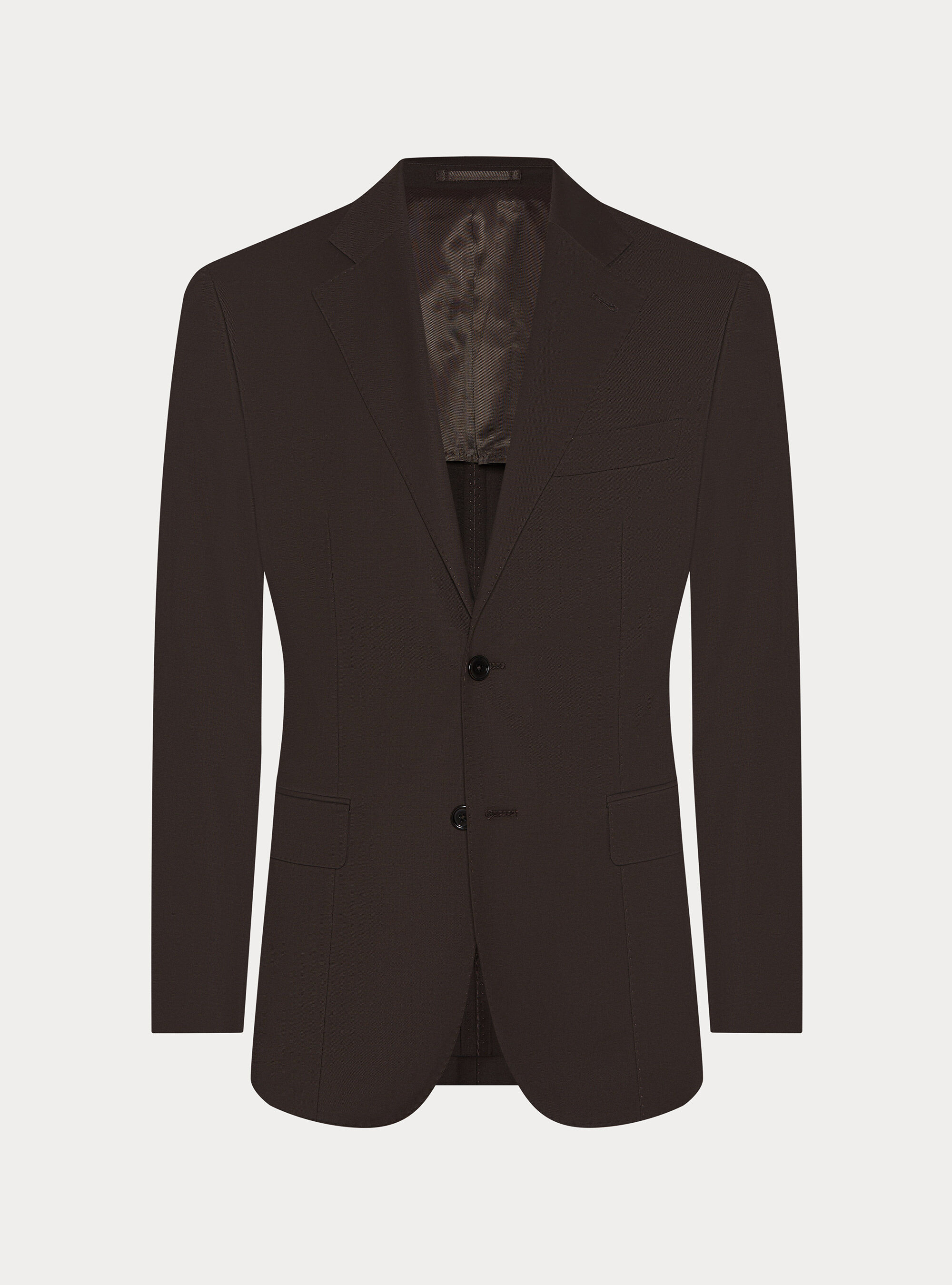 Pure wool suit jacket by Vitale Barberis Canonico, MARRONE 0508C
