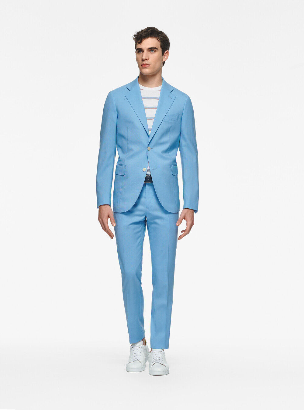 Giacca in pura lana Vitale Barberis Canonico, AZZURRO