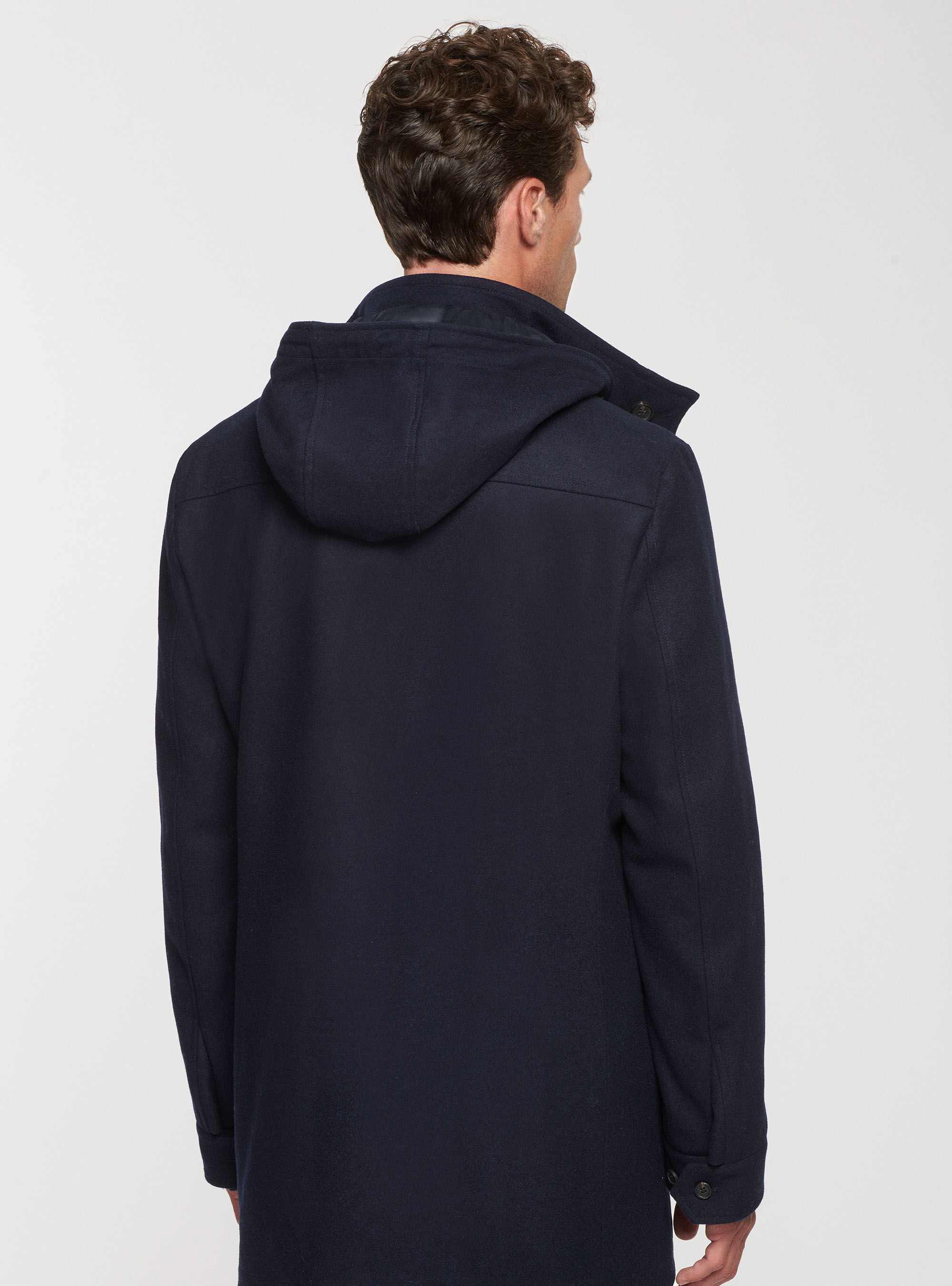 Wool-blend coat
