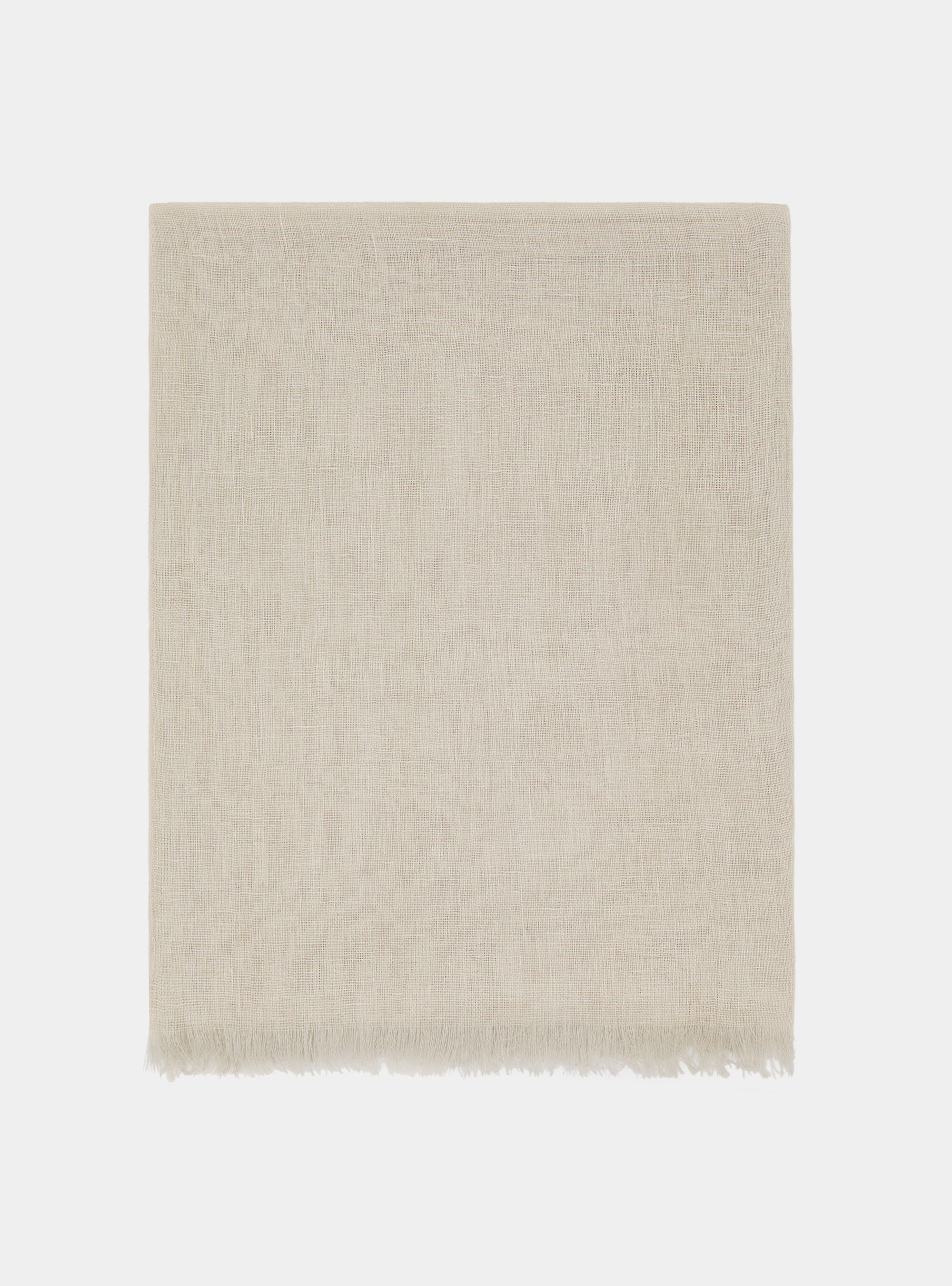 Linen scarf, SAND