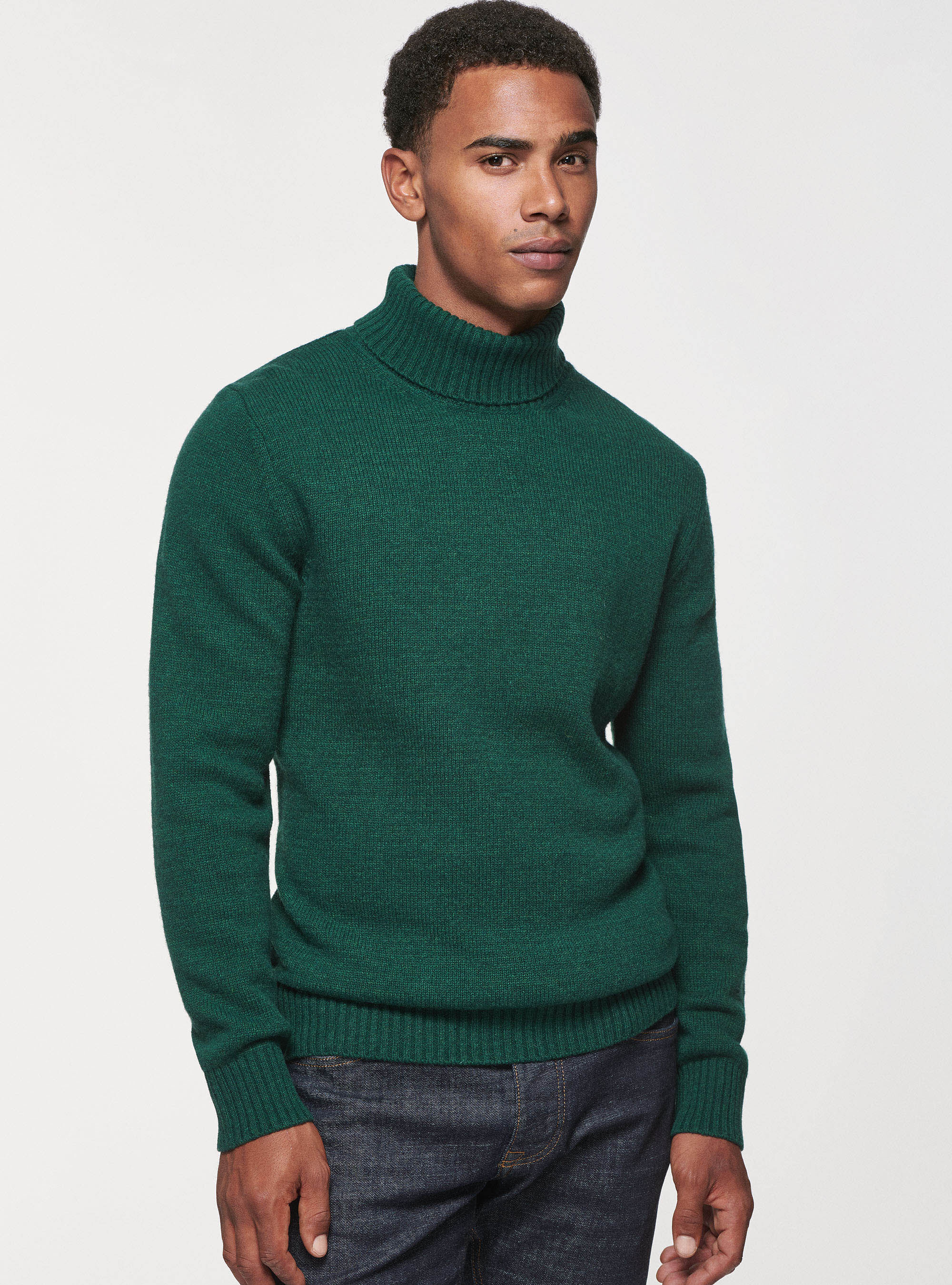 Acrylic wool blend sweaters top