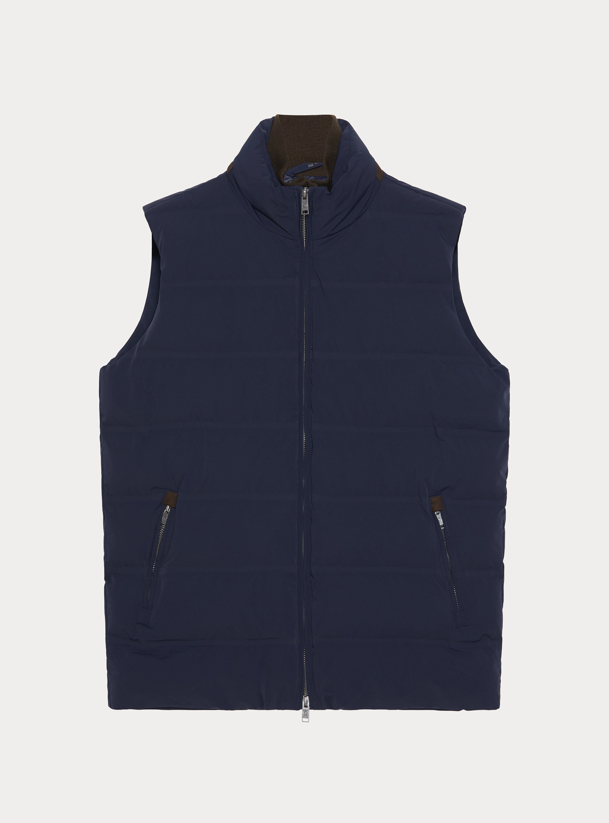 Smanicato trapuntato in tessuto tecnico performante, BLU NAVY
