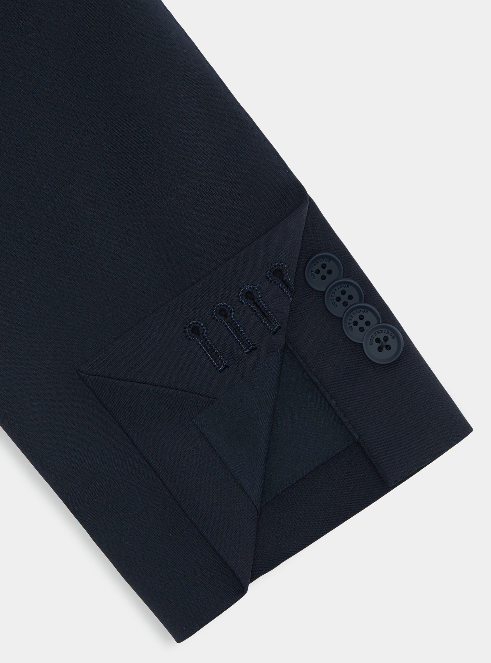 GT01 Blazer in stretch nylon, NAVY BLUE