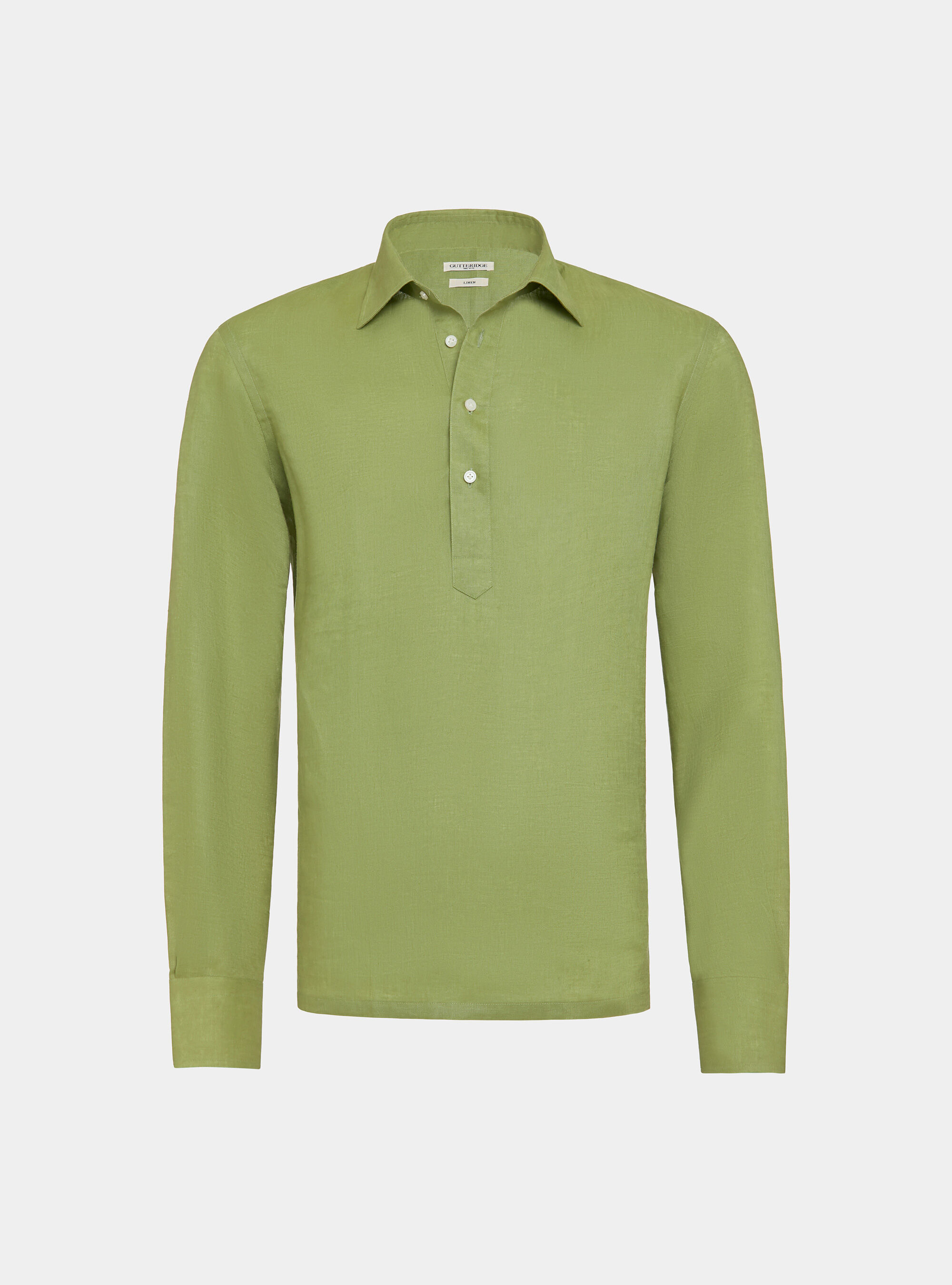 Camicia a polo in puro lino