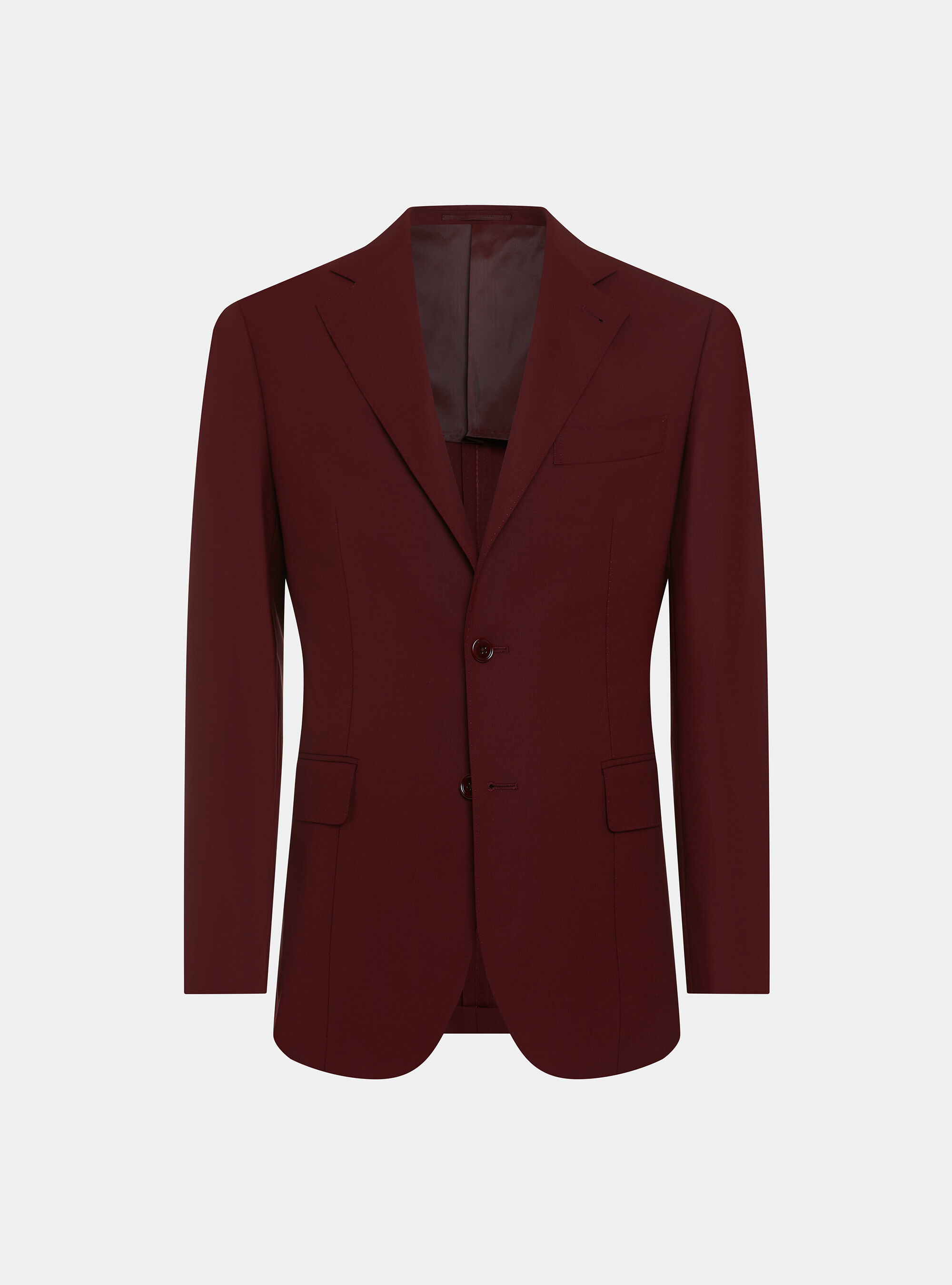 Vitale Barberis Canonico pure wool blazer, BORDEAUX