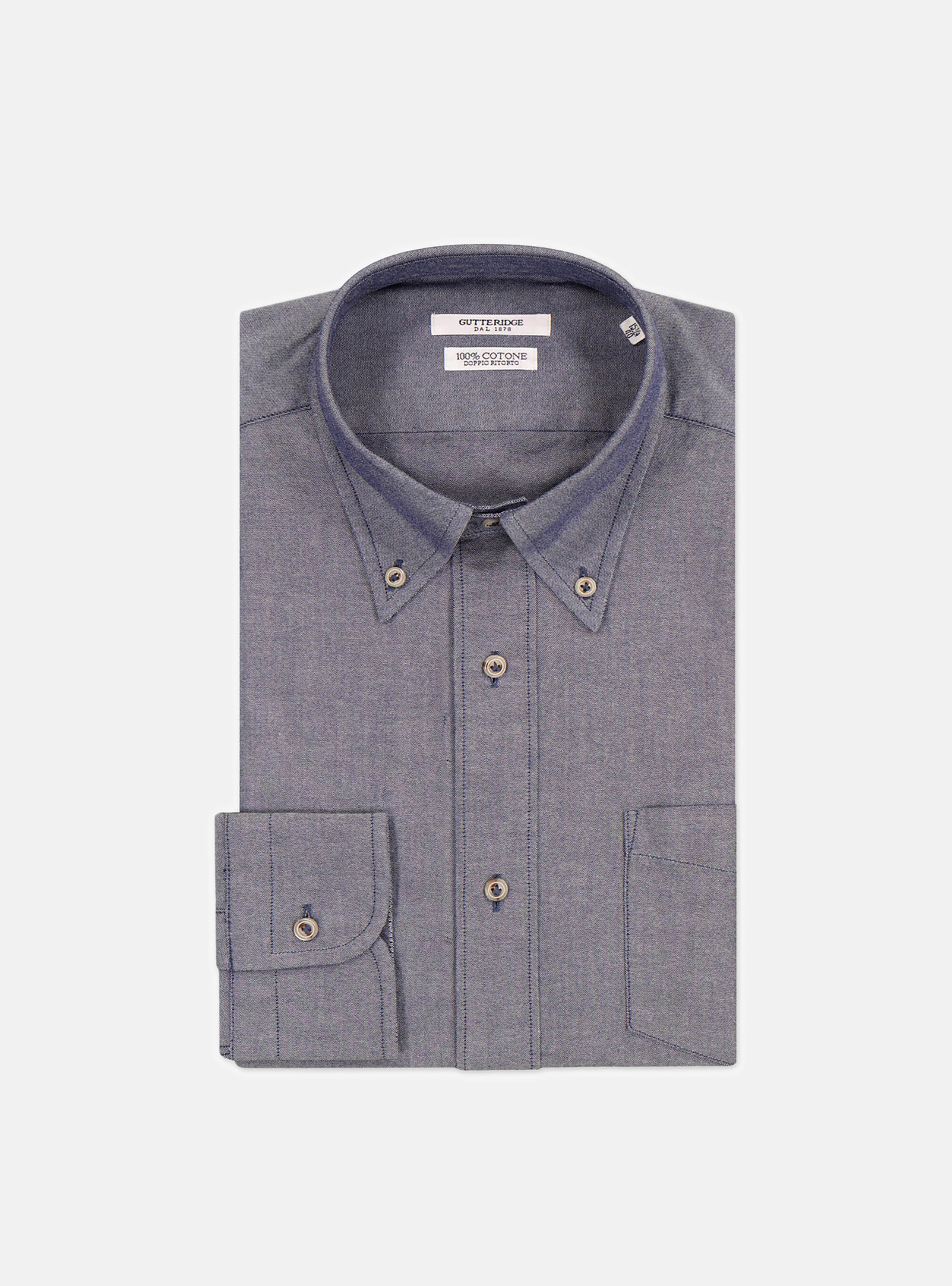 Oxford shirt with button down collar 