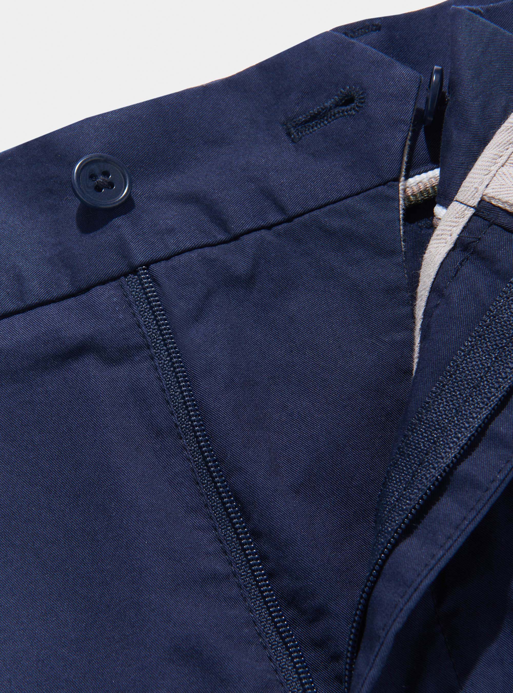 Bermuda in twill di cotone, BLU NAVY