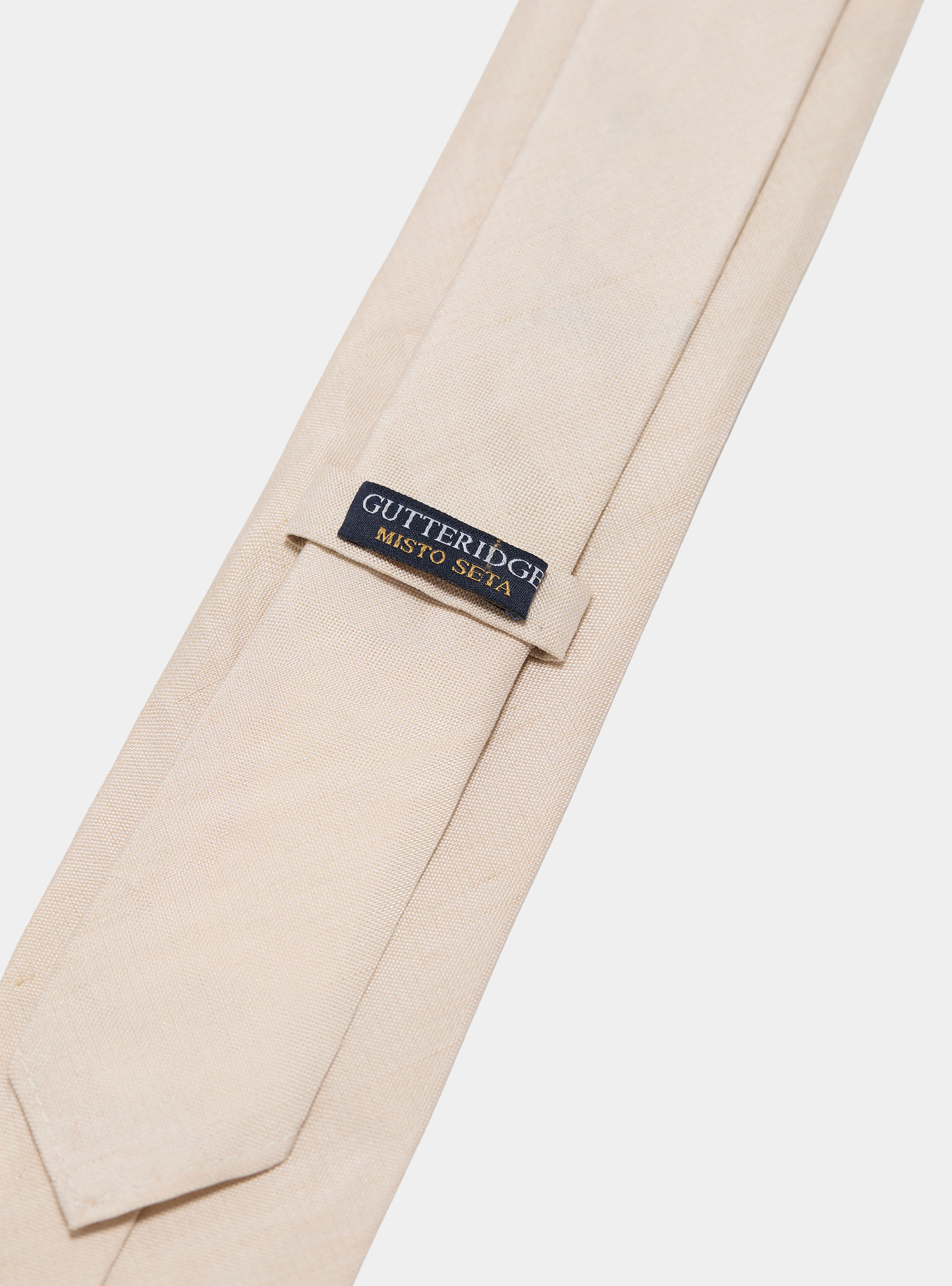 Krawatte aus Seide und Leinen, ECRU 0560C