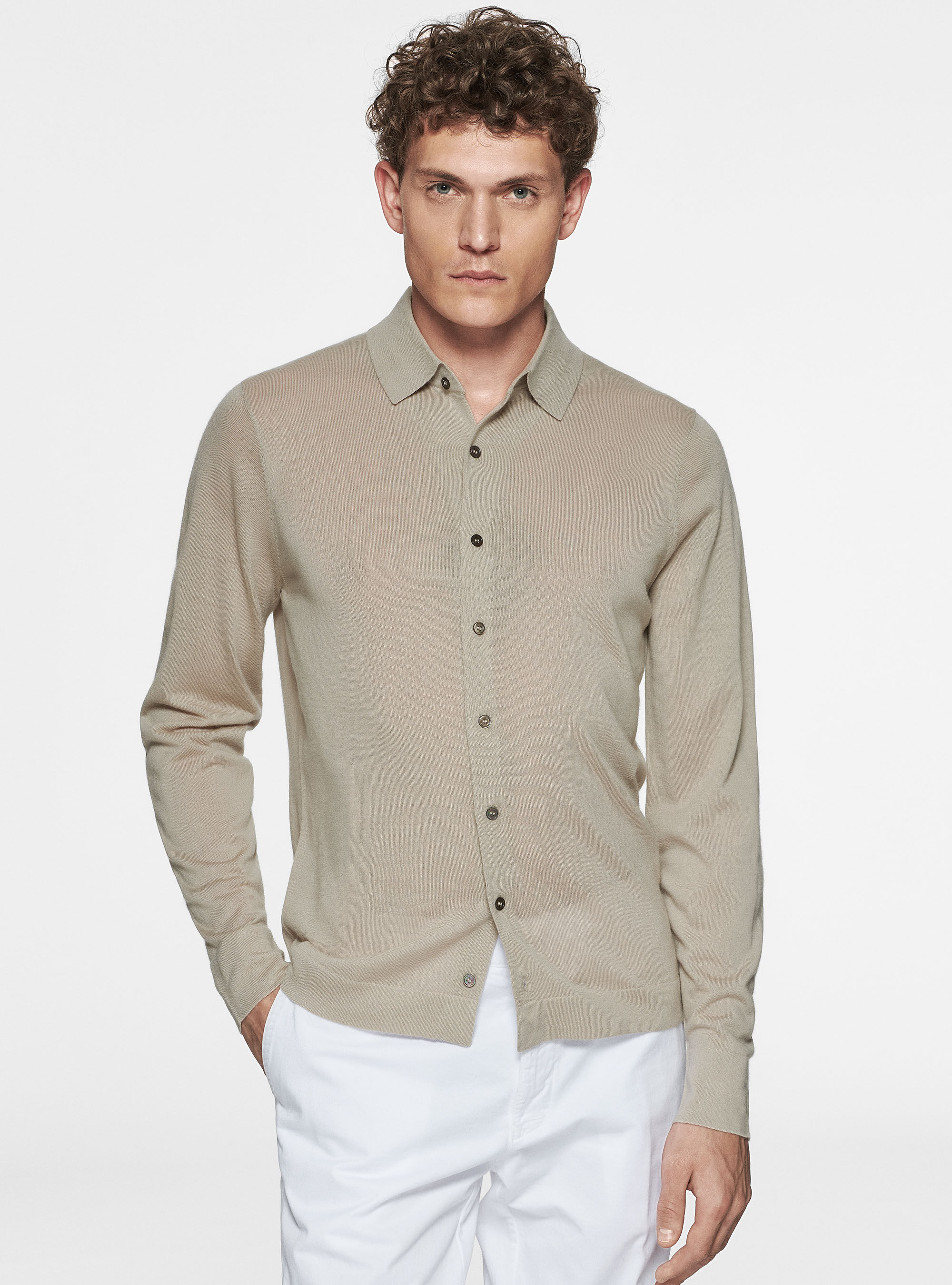 Maglia camicia uomo sales