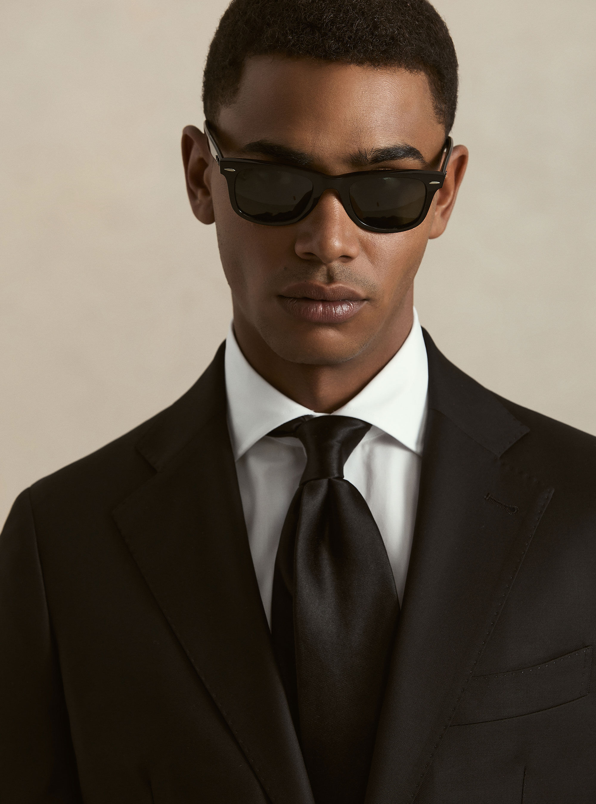 Pure wool suit jacket by Vitale Barberis Canonico, BLACK