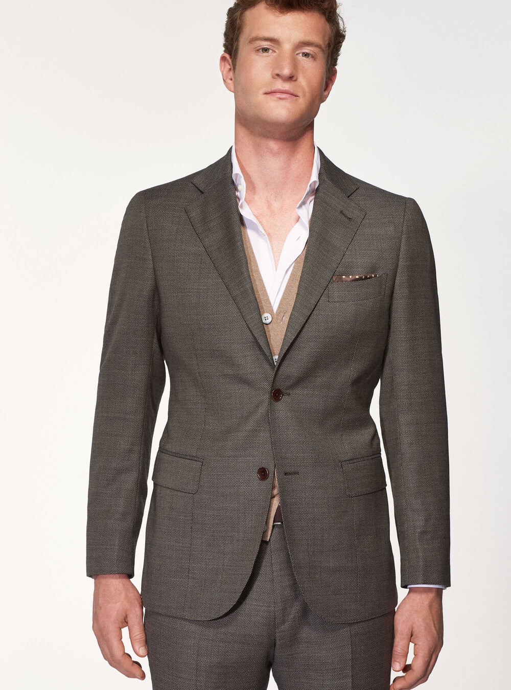 Partridge Eye Suit blazer in pure partridge eye wool | Gutteridge | Men's Outlet