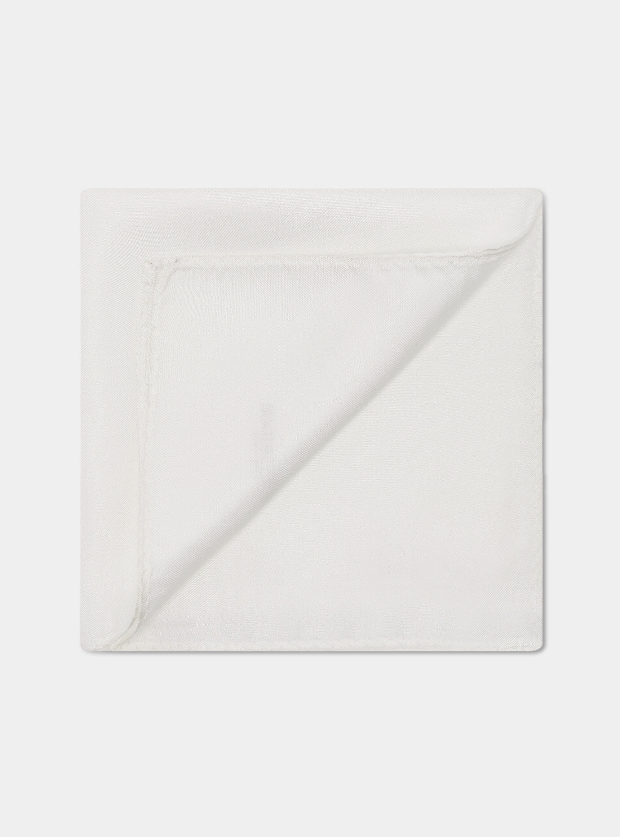 Pochette in seta con logo gutteridge