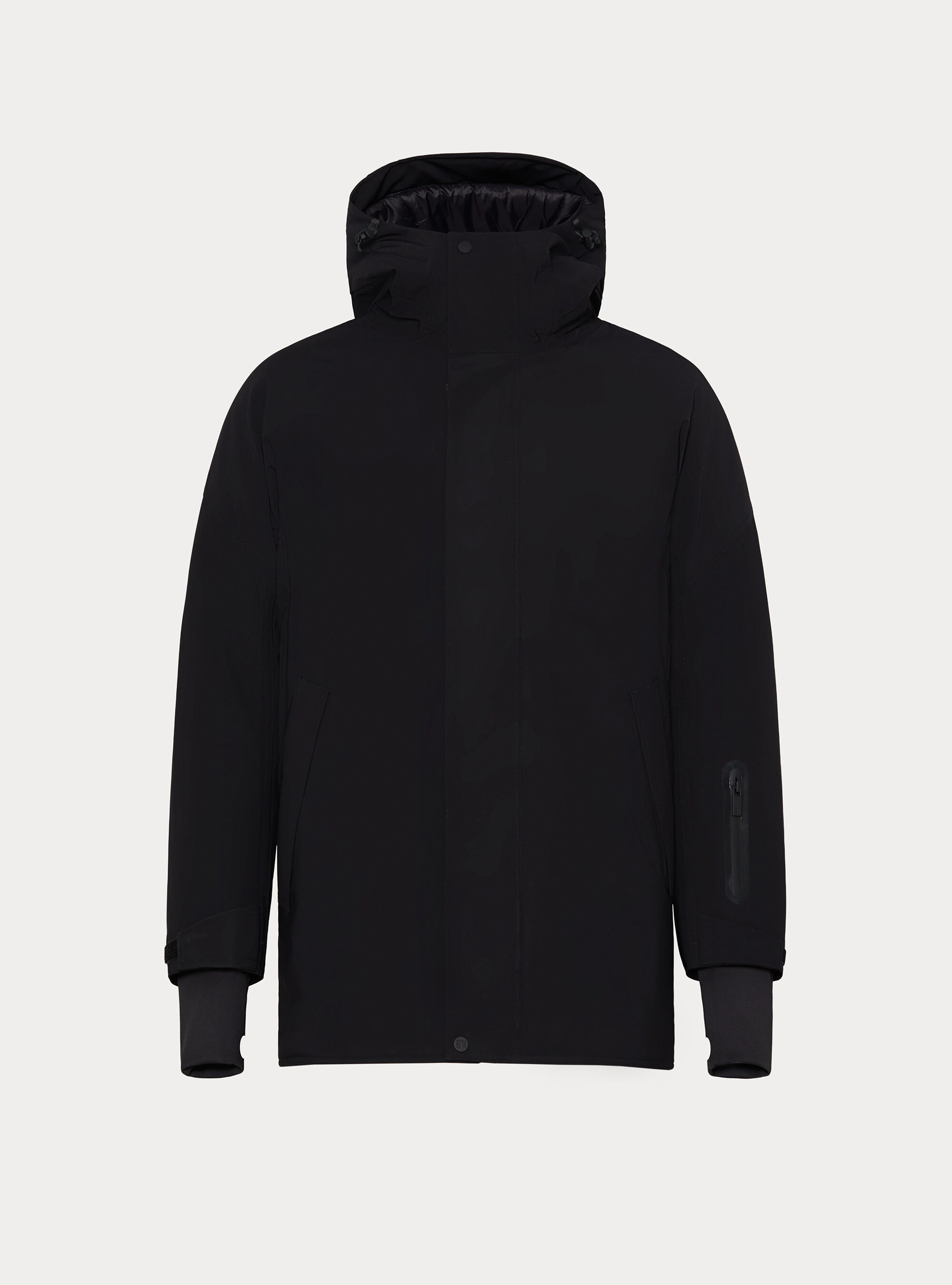 Skijacke mit Kapuze, NERO 0100C