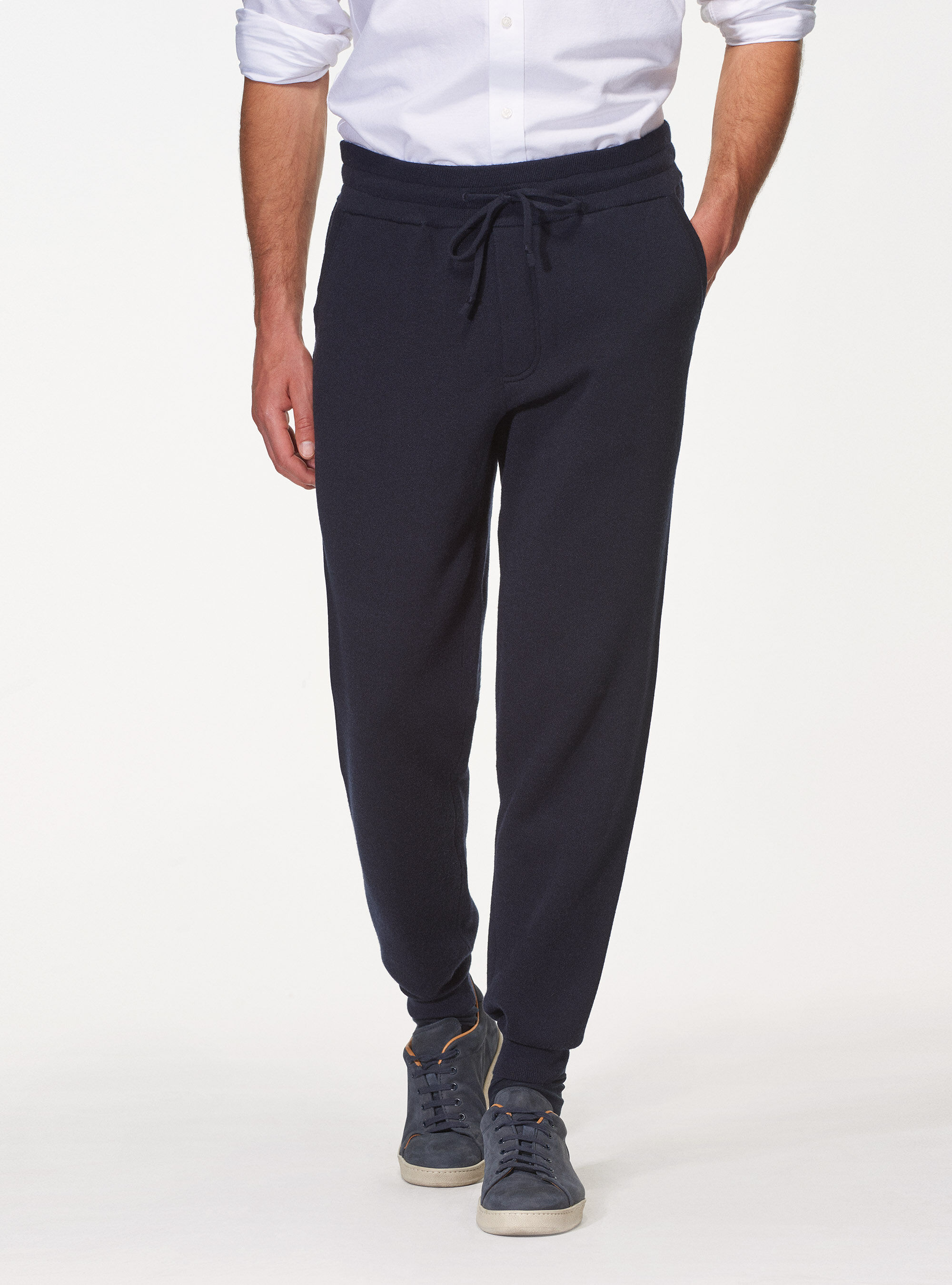 Navy sports trousers sale