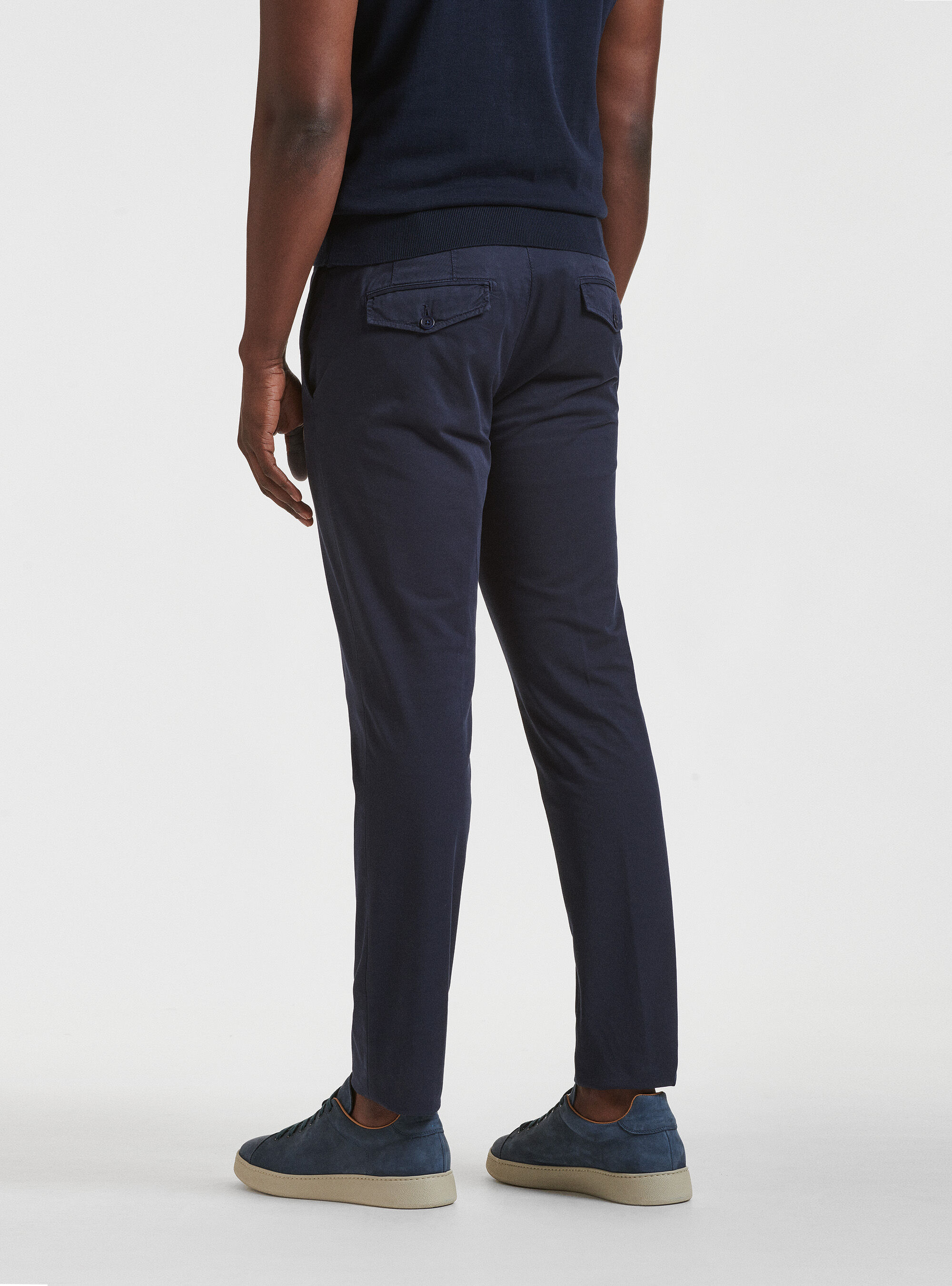 Slim garment dyed stretch chino on sale