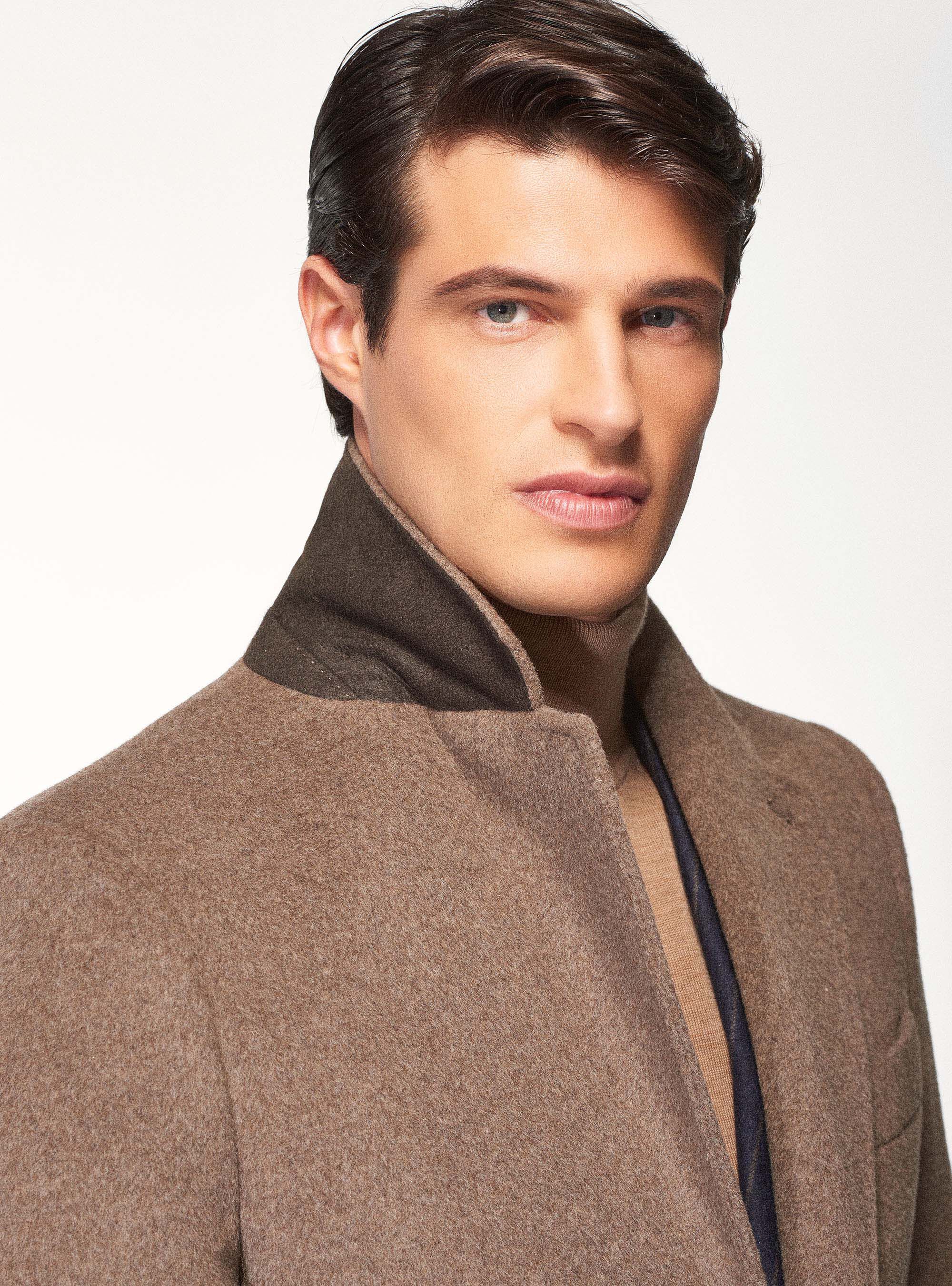 Massimo dutti limited shop edition reversible wool coat