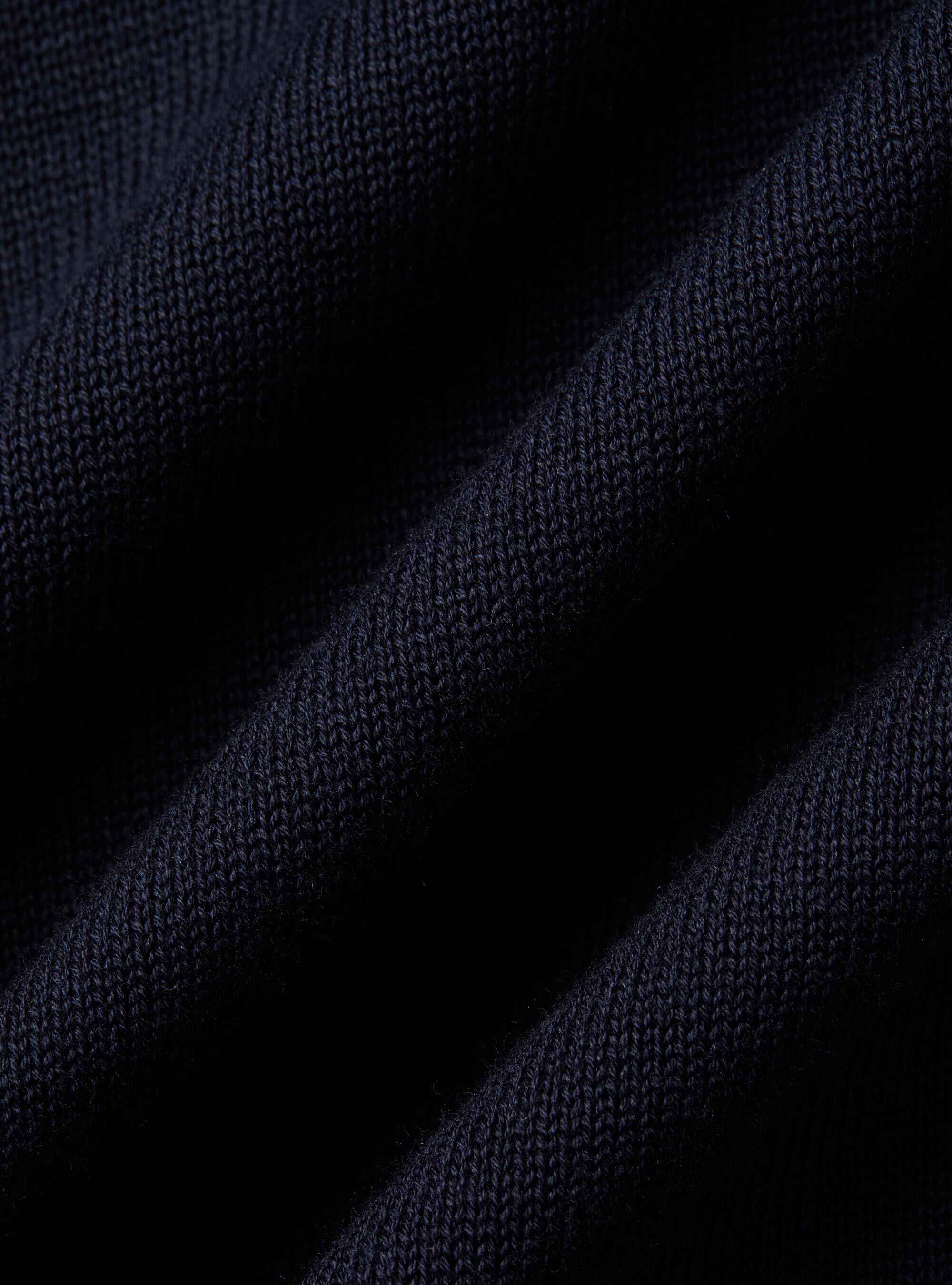 Gilet doppiopetto in maglia di cotone, BLU NAVY