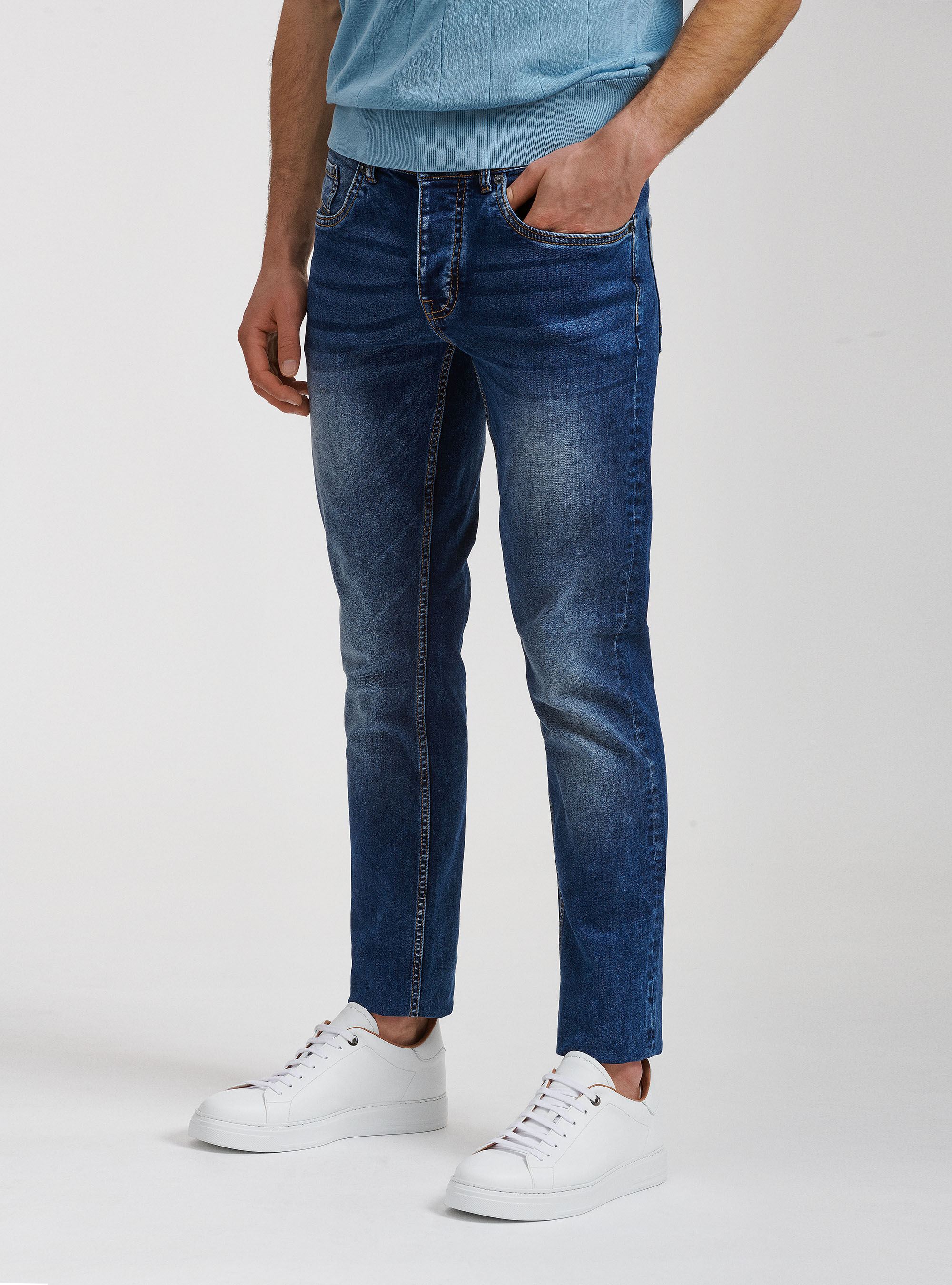 Regular fit jeans, NAVY BLUE