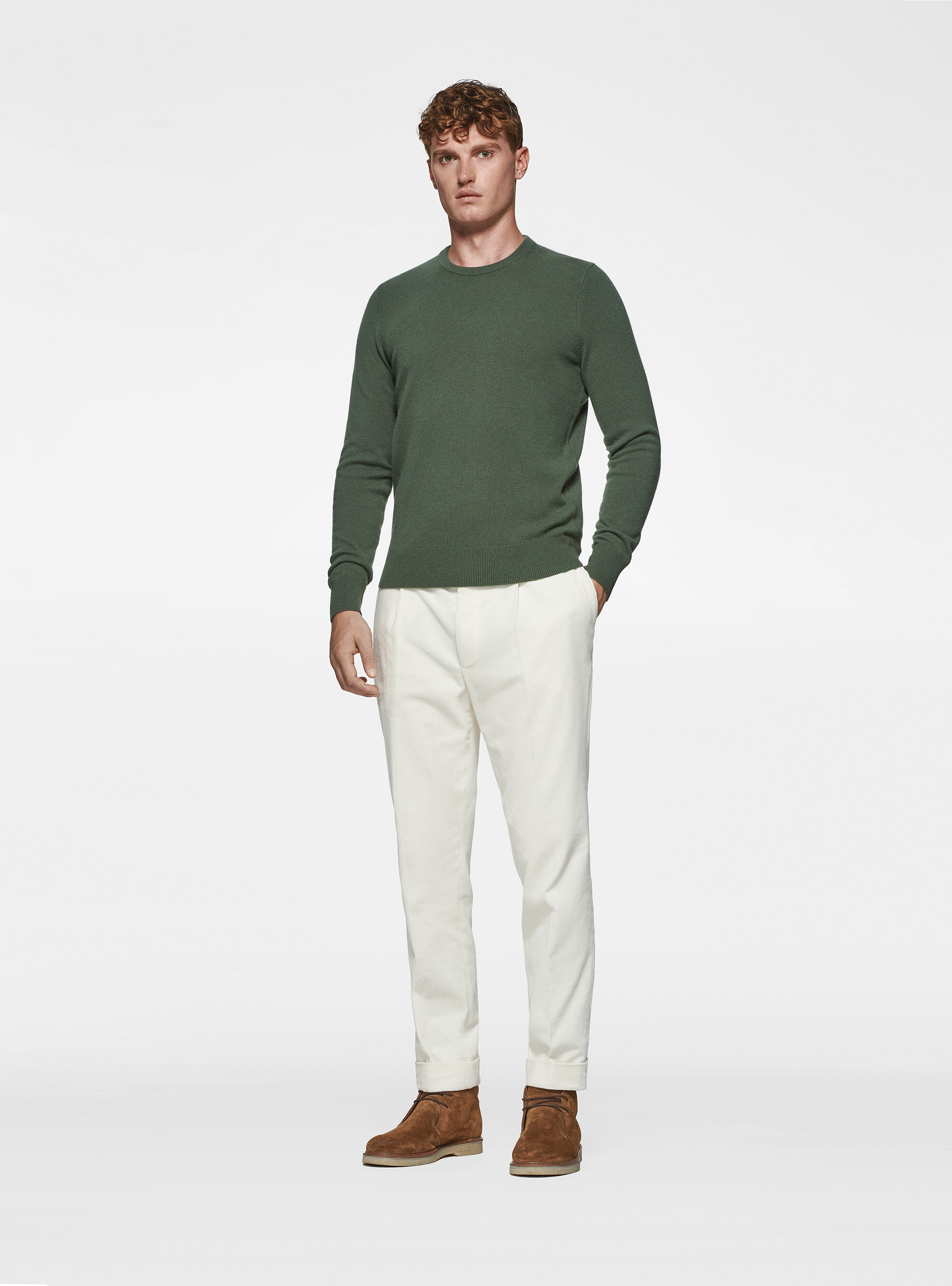 Cashmere blend crew-neck sweater
