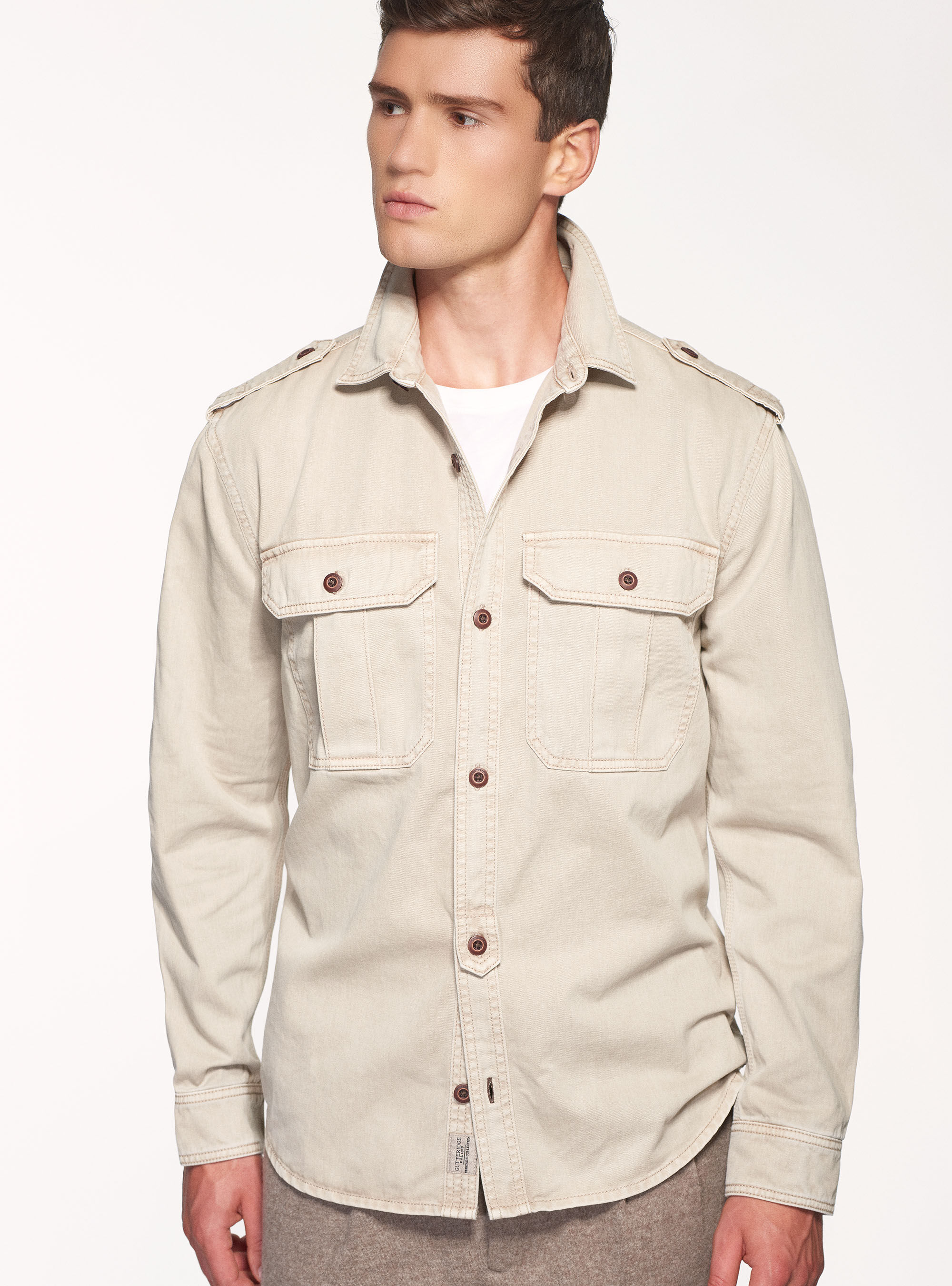 Camicia cheap in twill