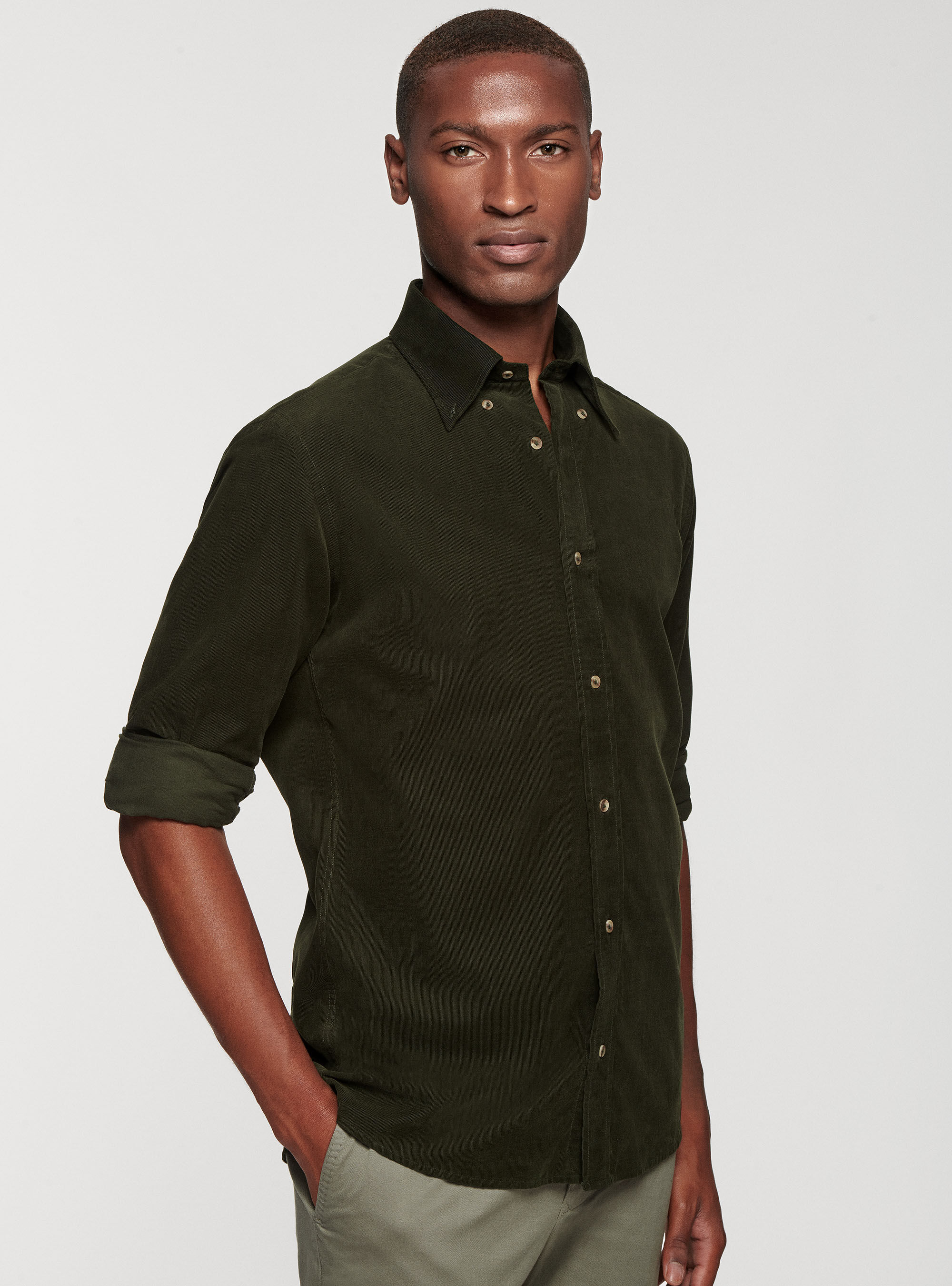 Chemise homme hotsell velours cotelé