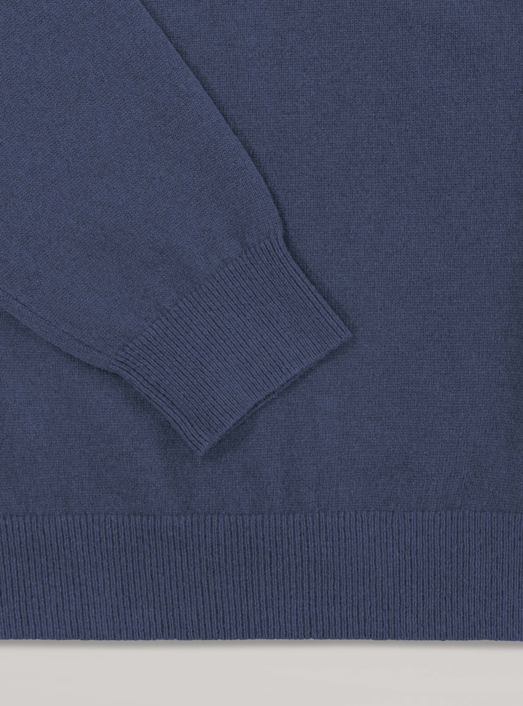 Maglia girocollo 100% cashmere, INCHIOSTRO