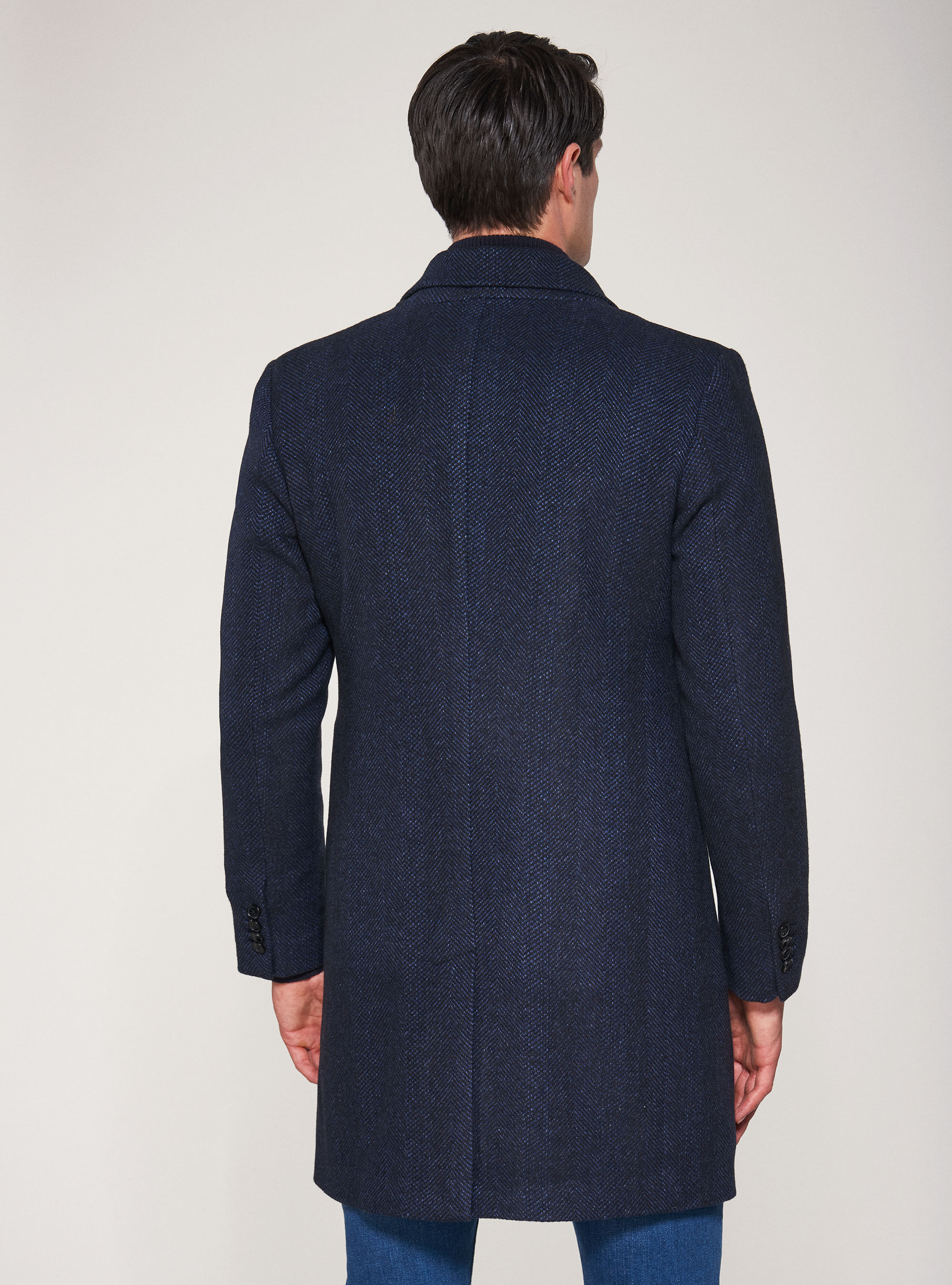 Superdry herringbone coat hotsell