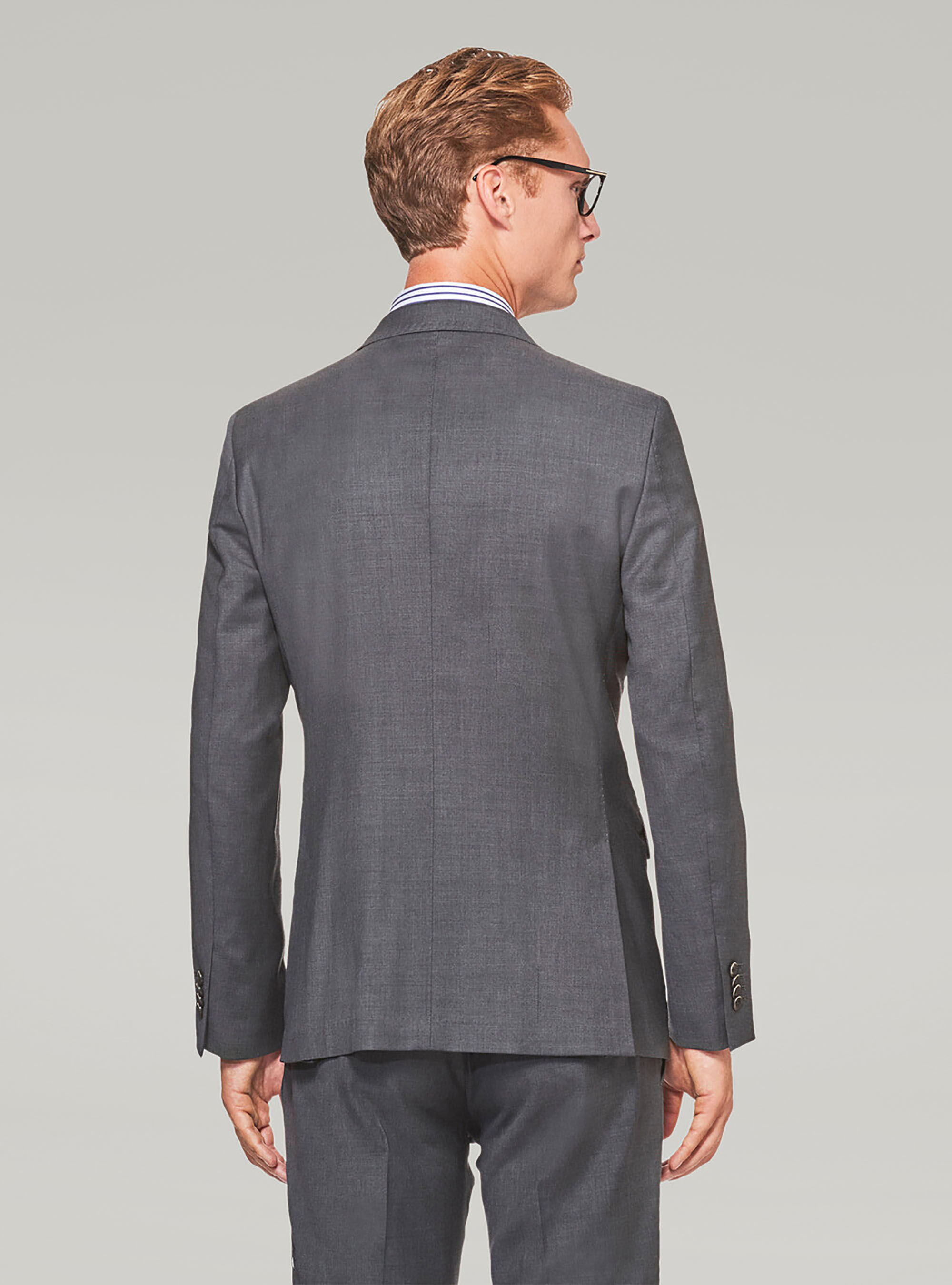 Giacca per abito in pura lana, GRIGIO CHIARO