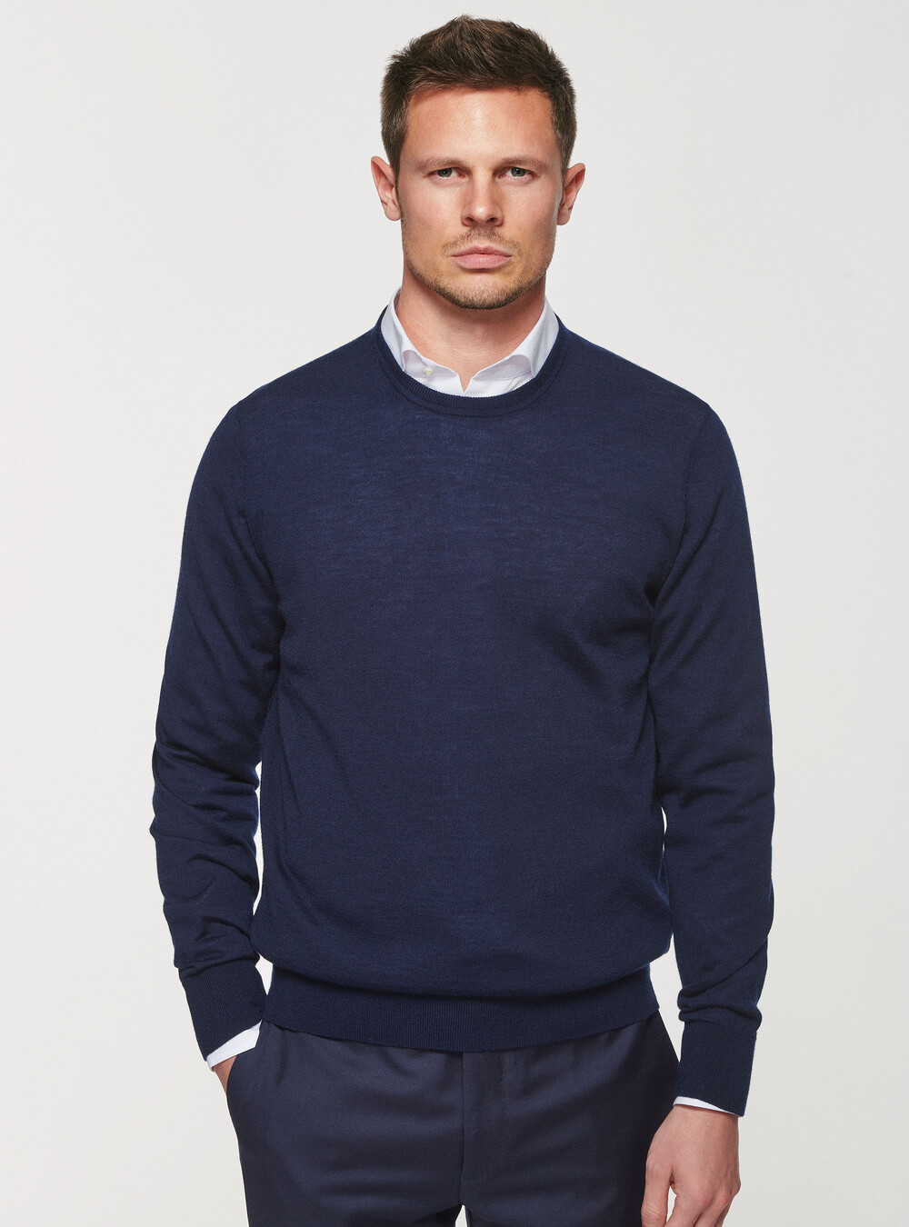 Pure merino wool sweater | GutteridgeUS | Men's catalog-gutteridge ...