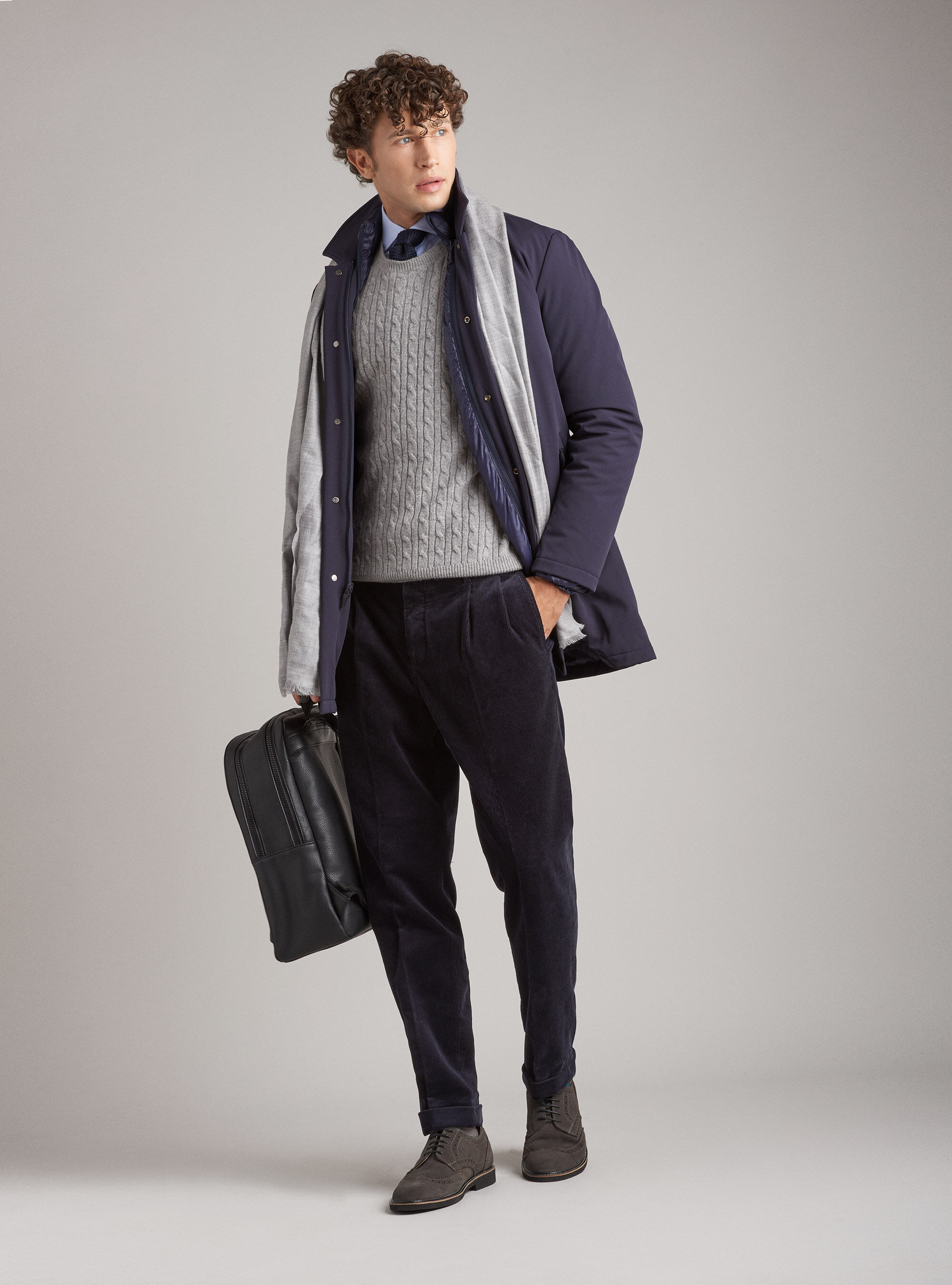 Technical jacket with removable inner jacket GutteridgeUS
