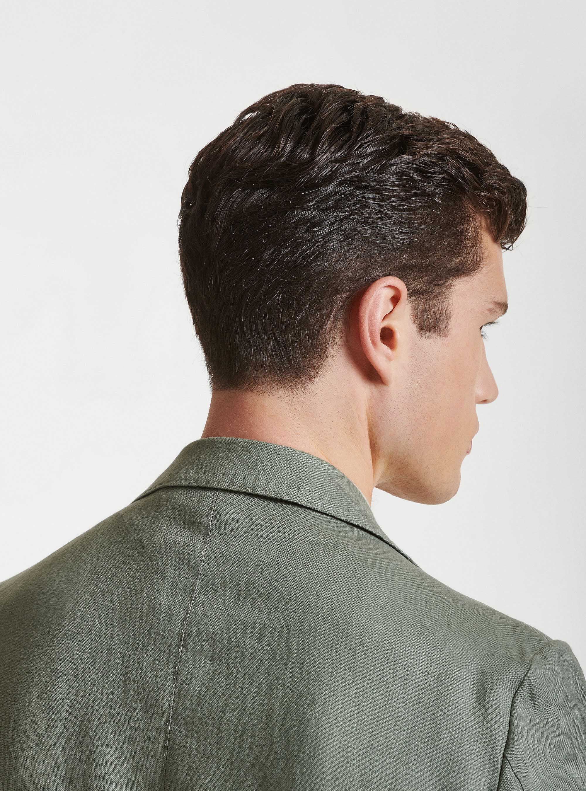 Giacca per abito in puro lino, SALVIA 0602C