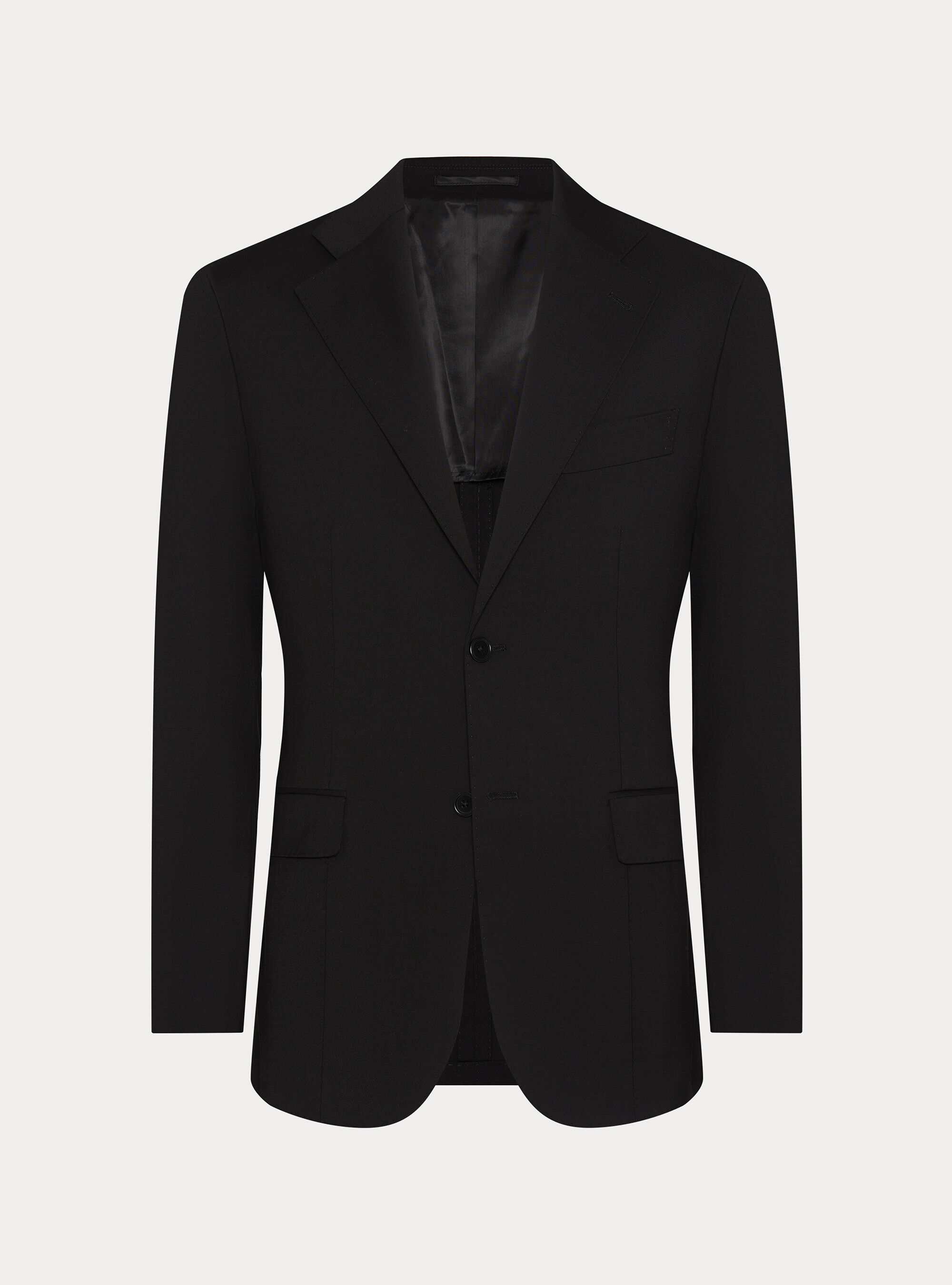 Slim fit classic suit blazer, BLACK