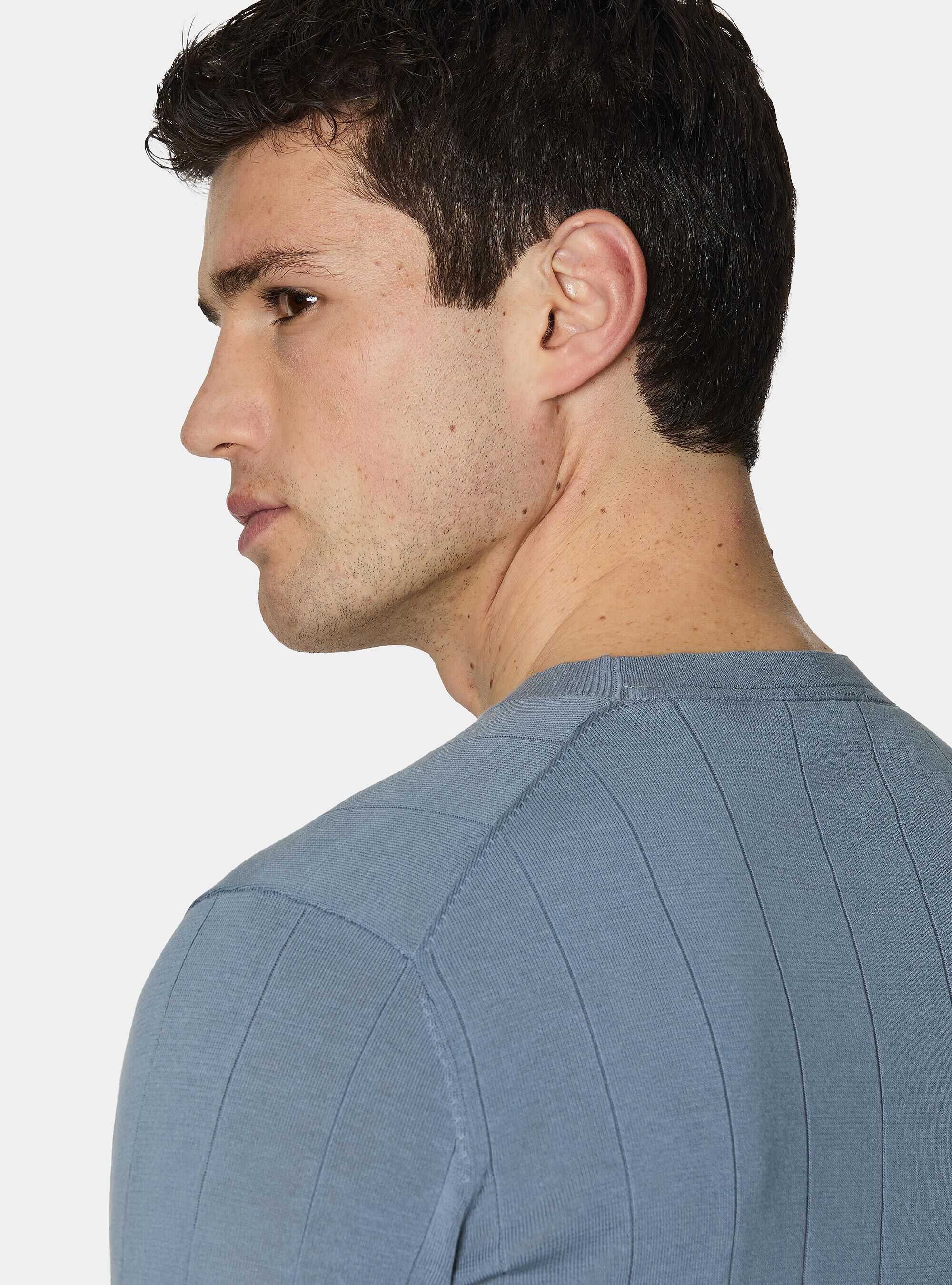 Maglia in puro cotone costa piatta, AVIO 0292C