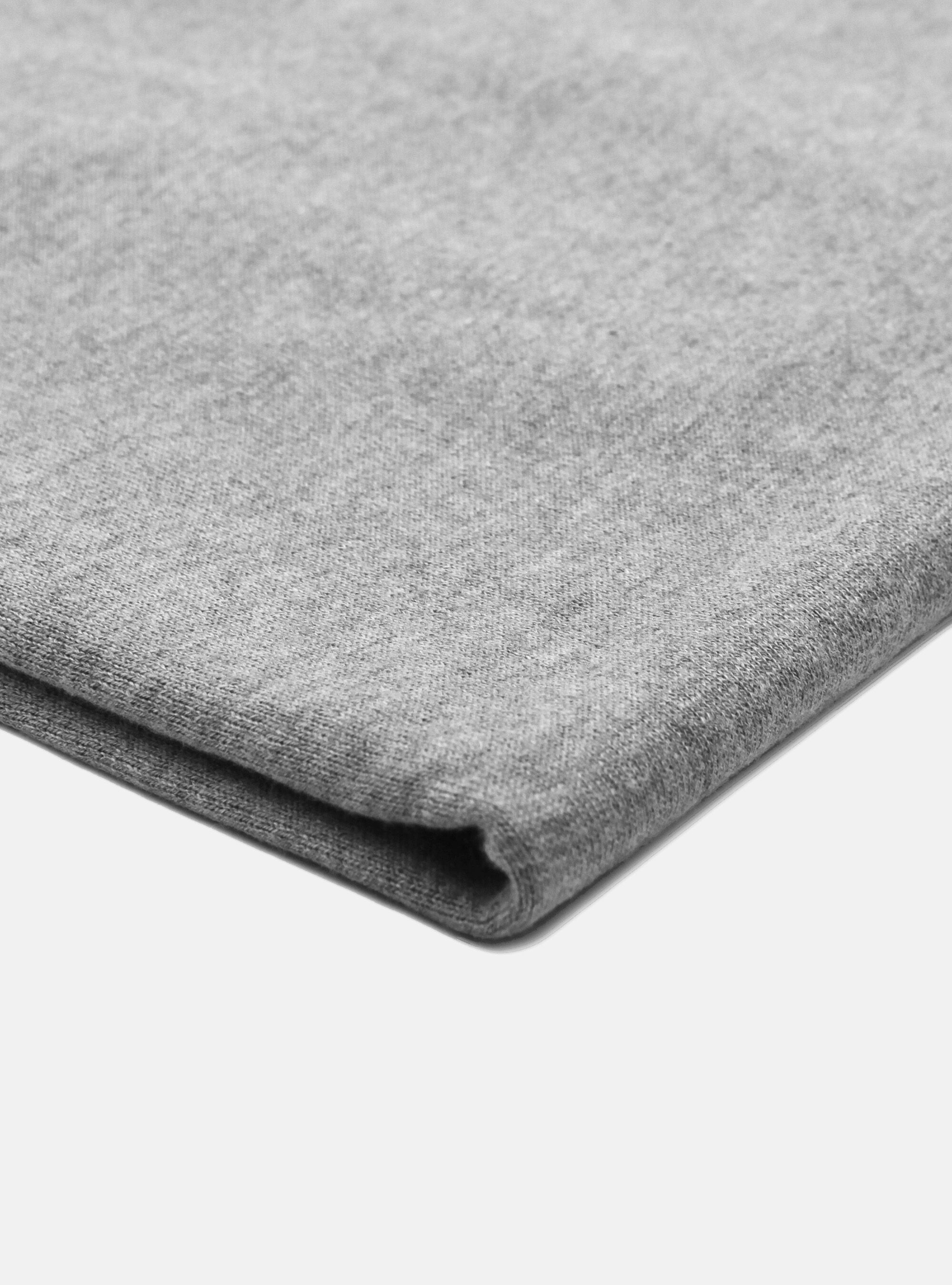 Maglia dolcevita in cotone seta e cashmere, GRIGIO CHIARO MELANGE