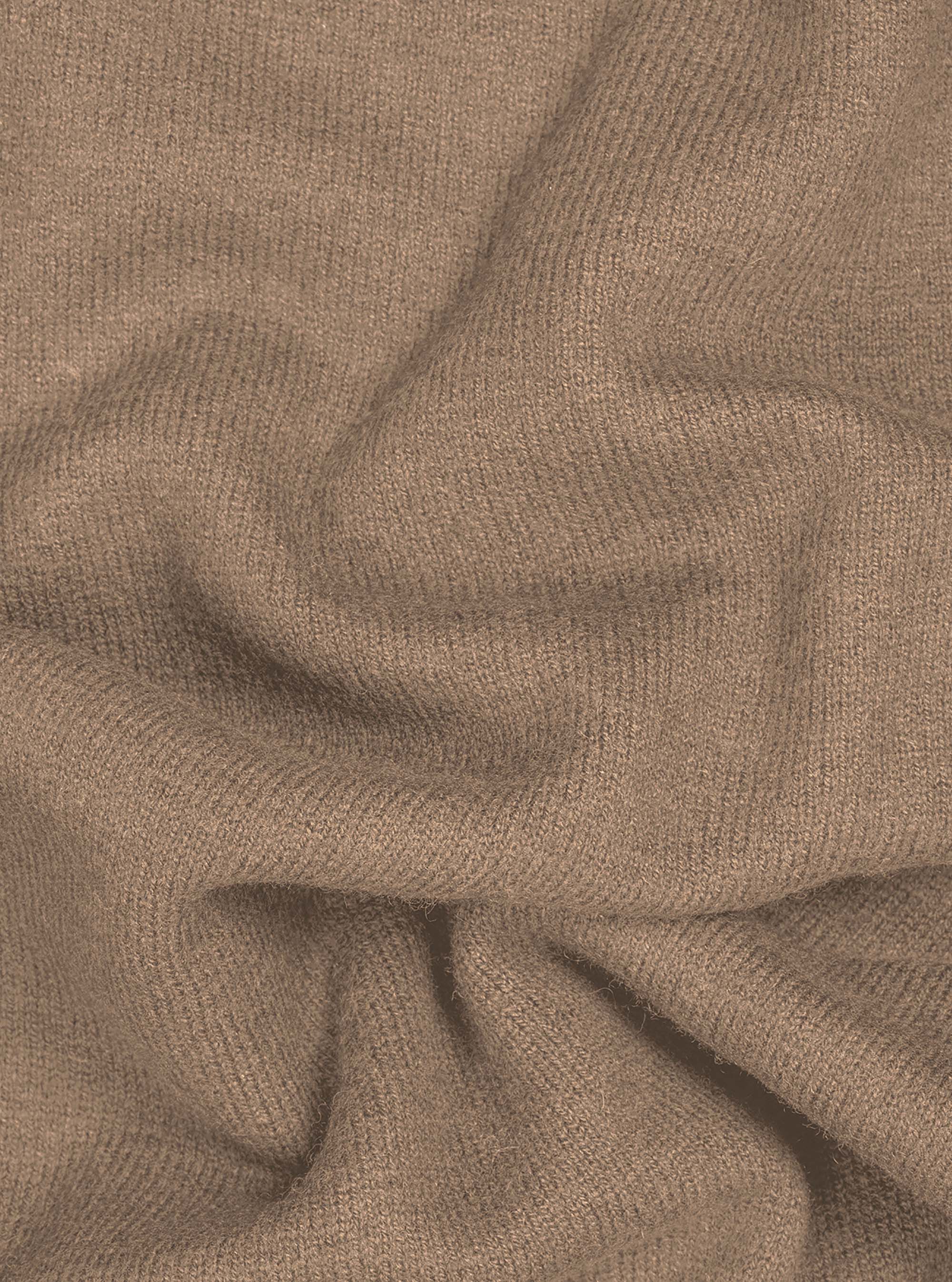 Maglia girocollo in lana lambswool e cashmere, ECRU