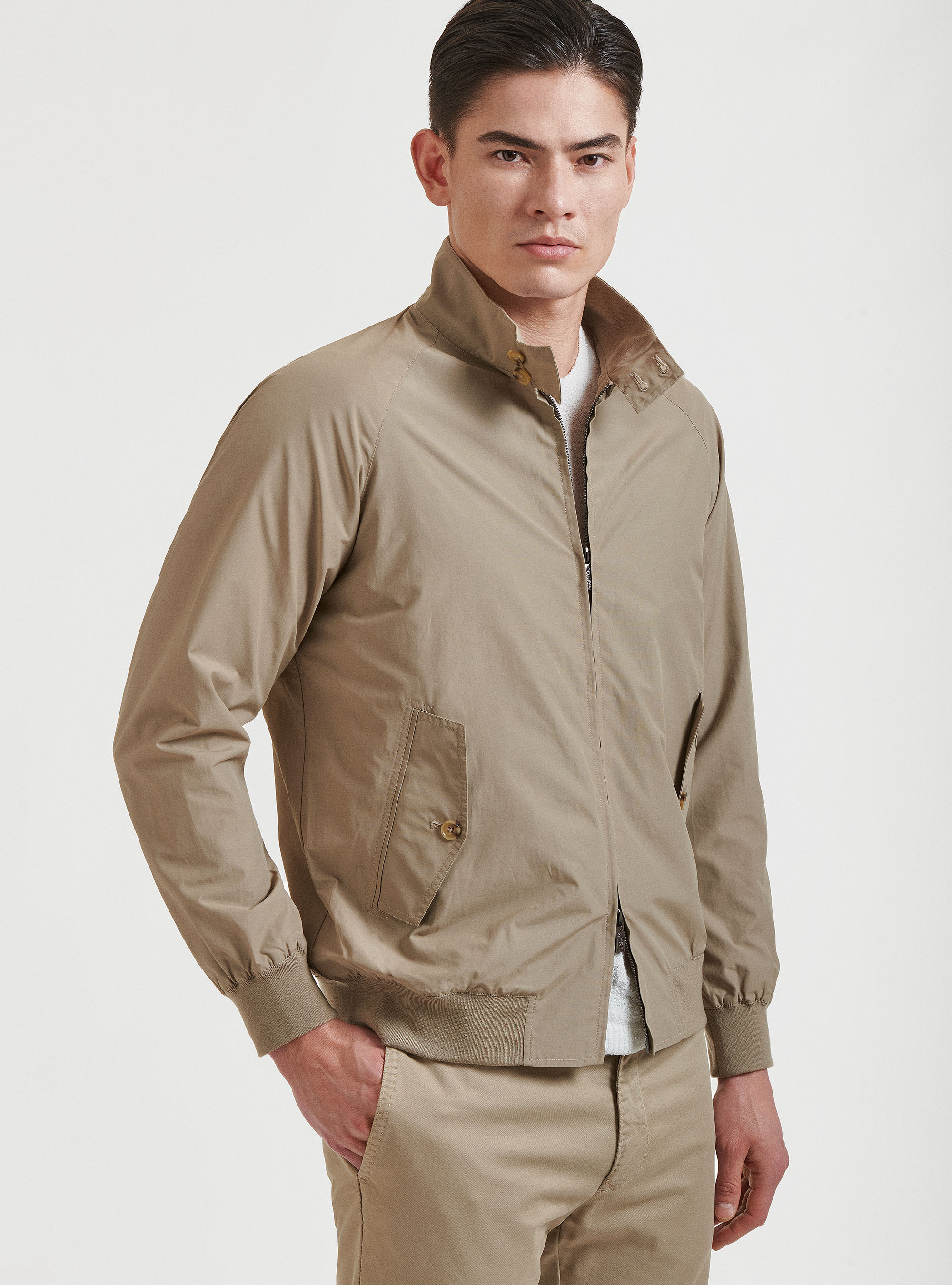 Cotton blend bomber jacket store