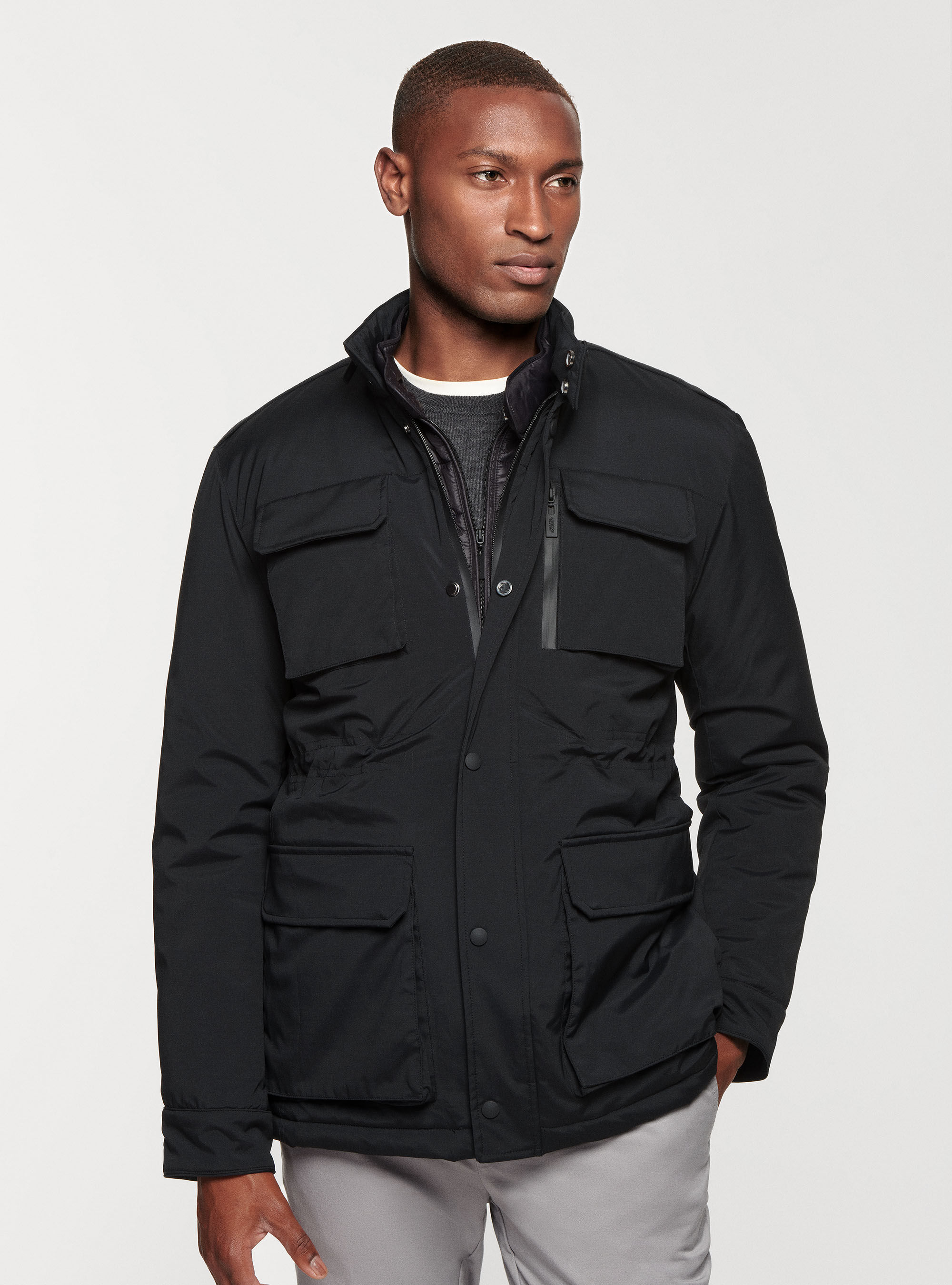 Padded field jacket hot sale