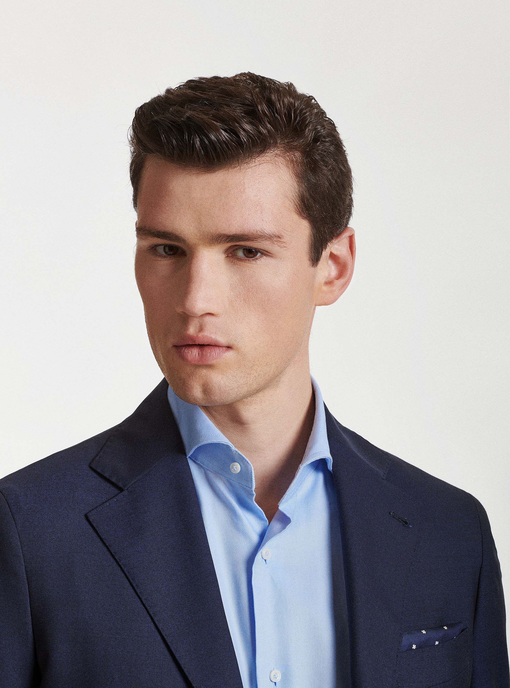 Giacca per abito in pura lana Vitale Barberis Canonico, BLU NAVY