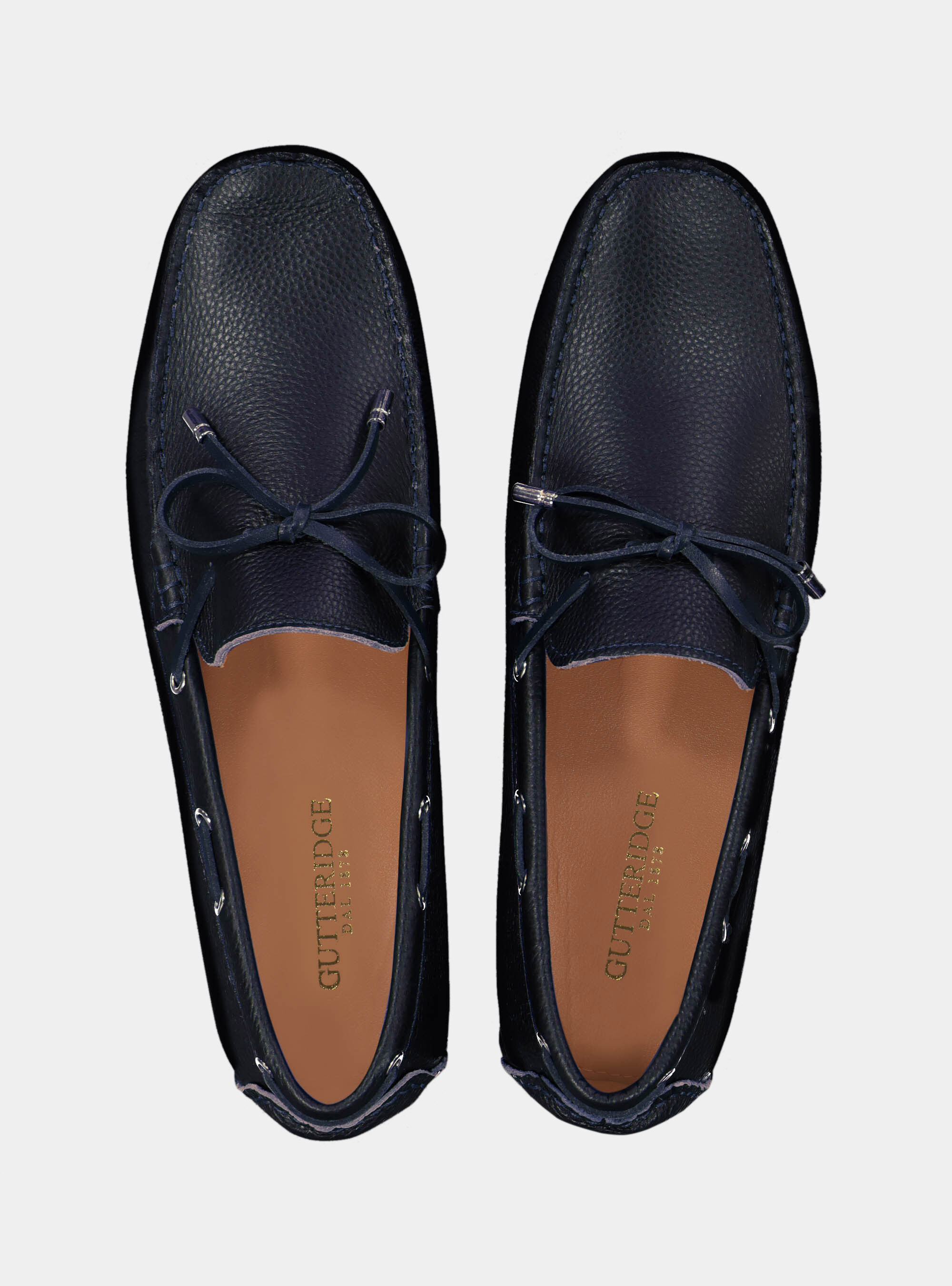 Mocassini Uomo In Pelle Con Lacci - Scarpe Da Barca Casual Comode E Eleganti