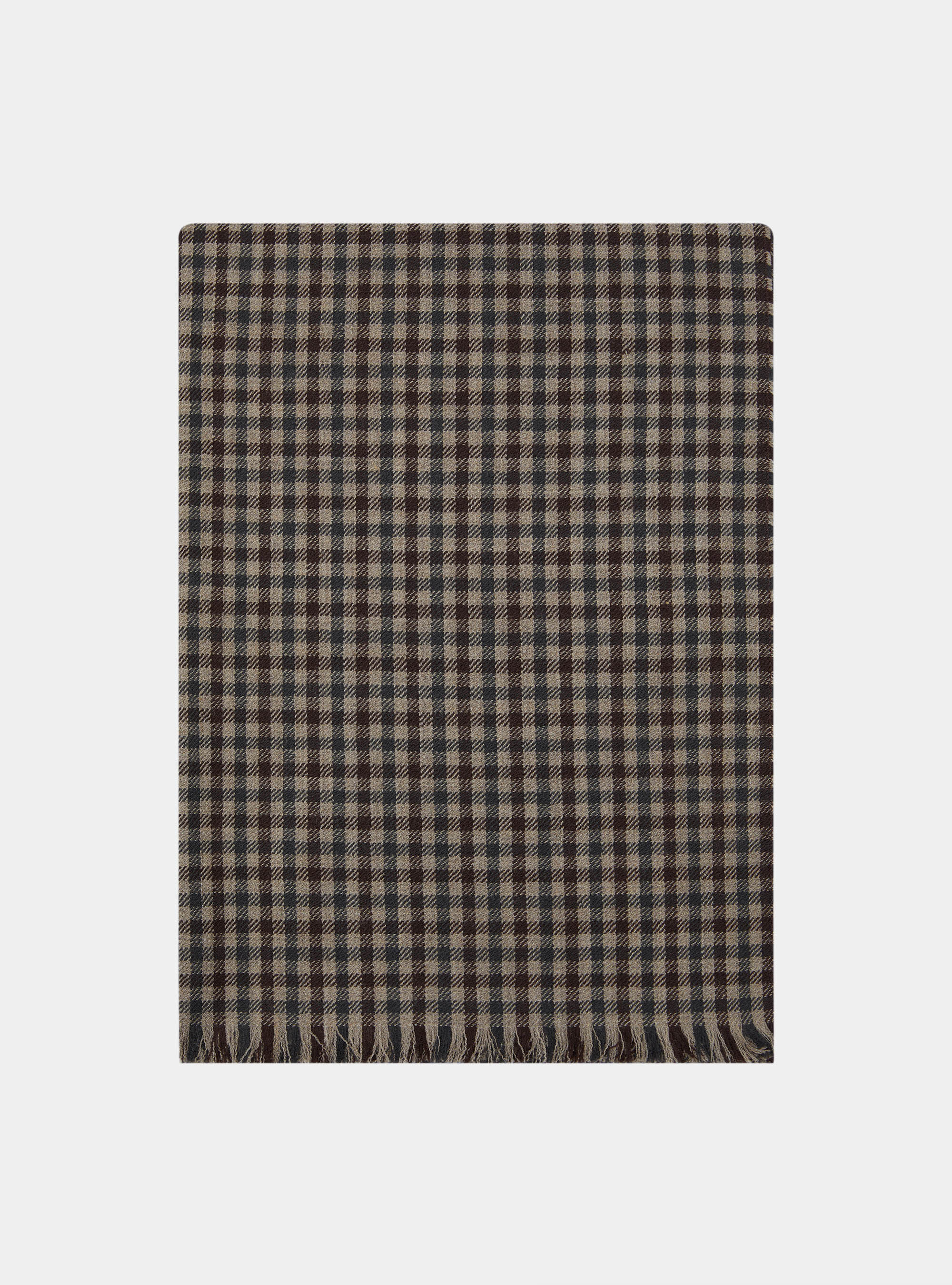 Bufanda de lana estampada