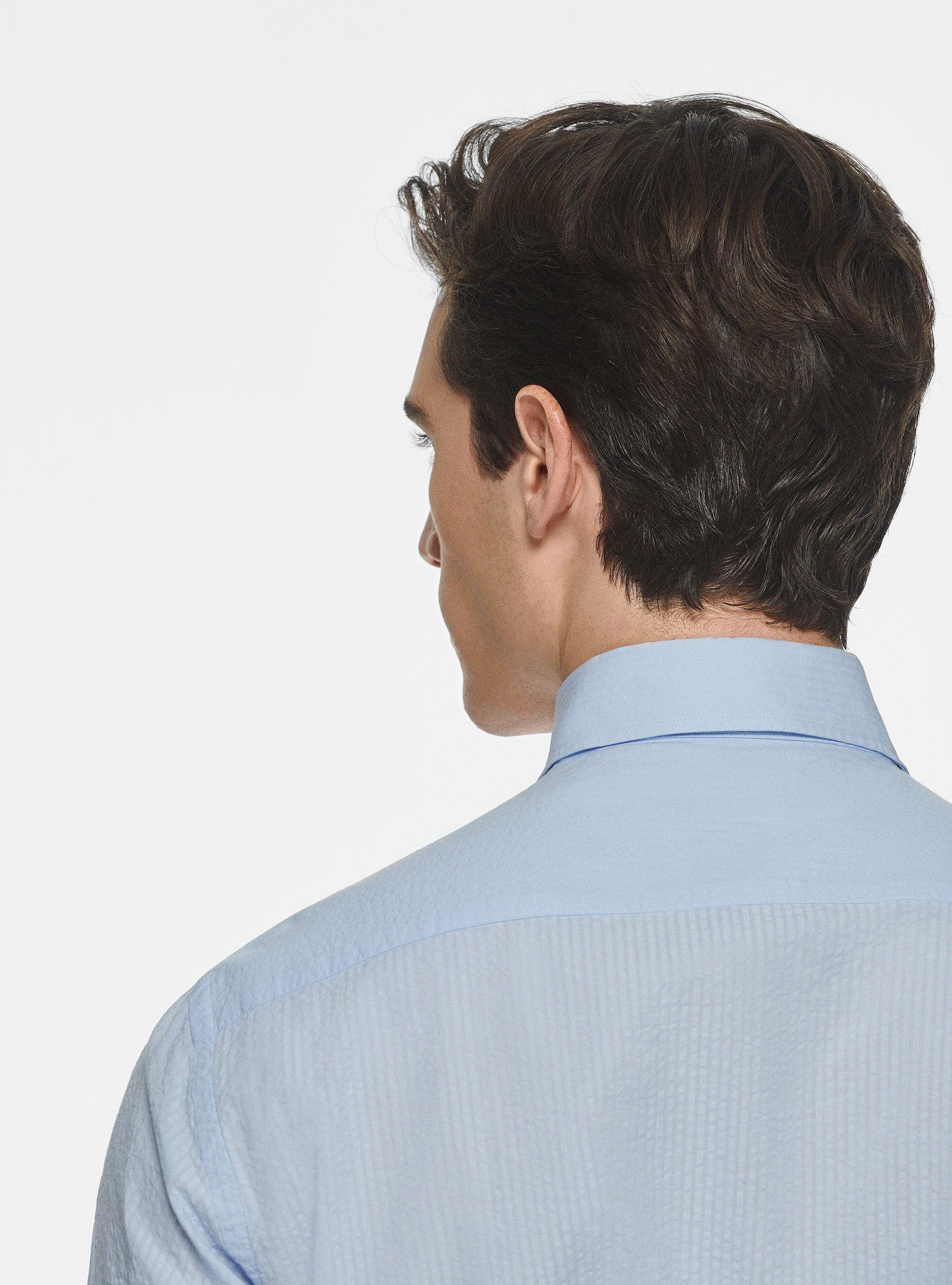 Cotton seersucker shirt | Gutteridge | Men's catalog