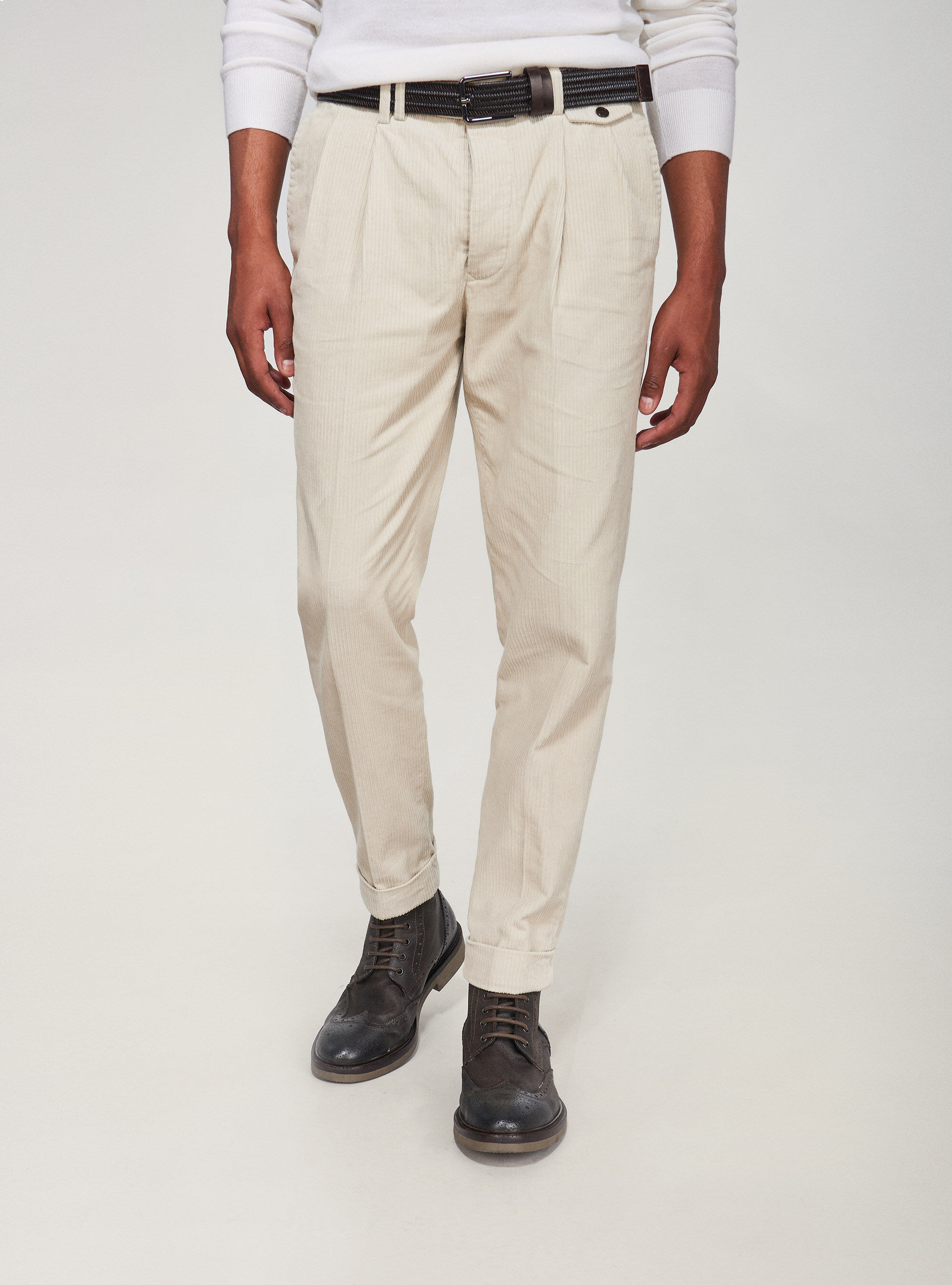 Striped velvet pants store