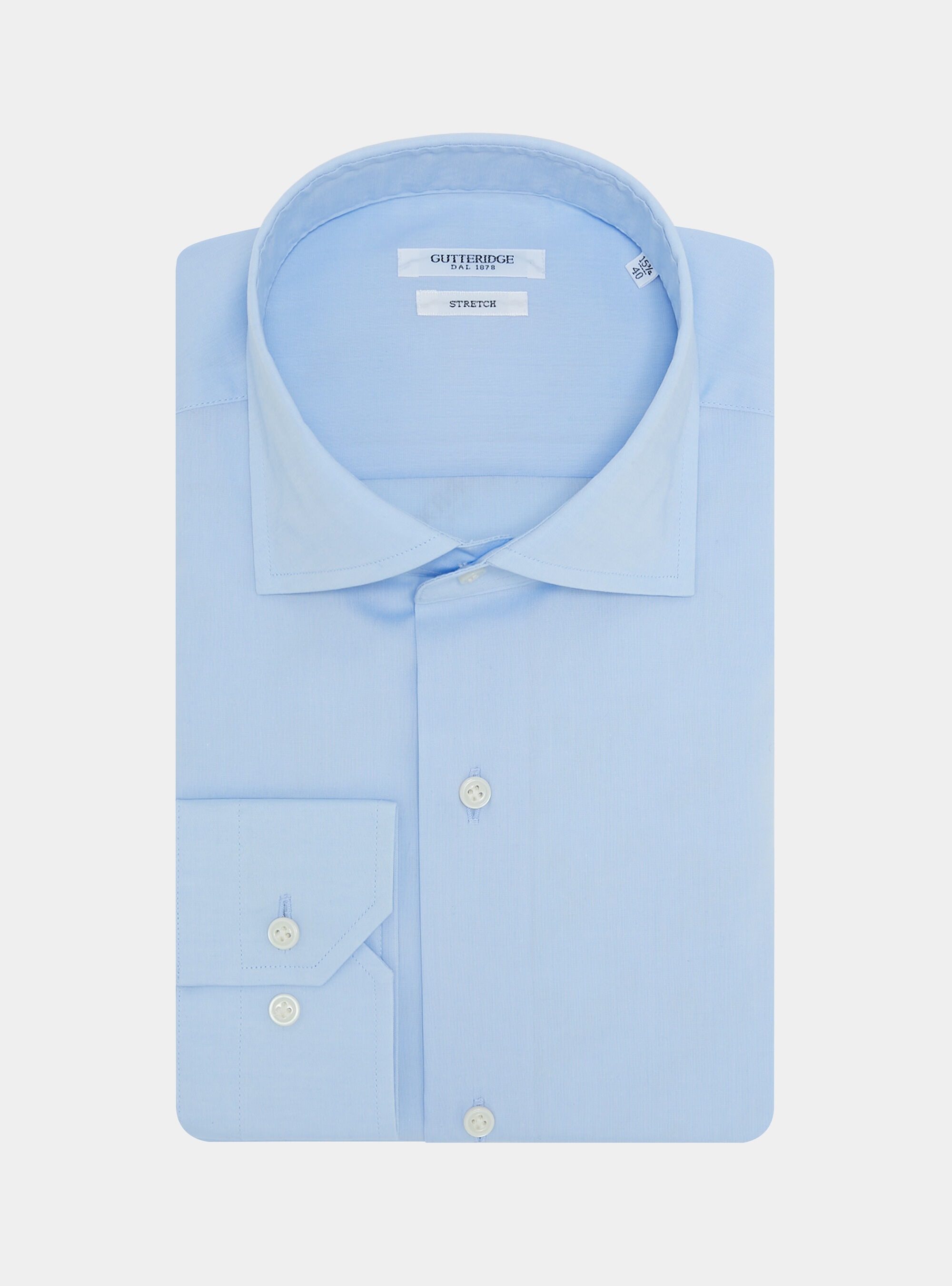 Stretch poplin shirt | Gutteridge | Men's Shirts