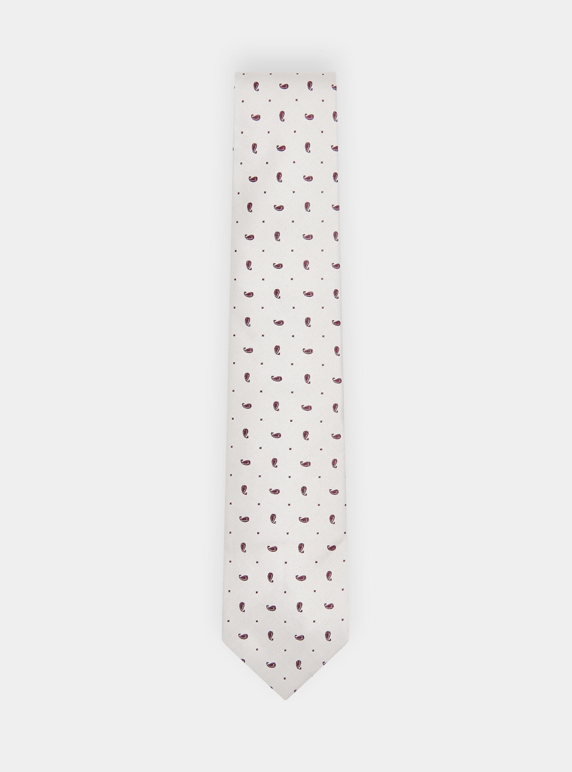 Corbata de seda jacquard