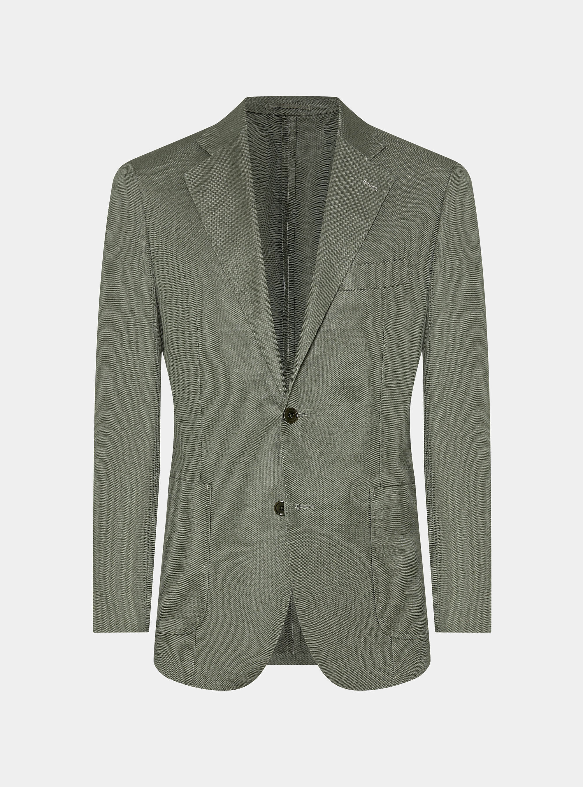 Giacca in cotone e lino, SALVIA 0602C