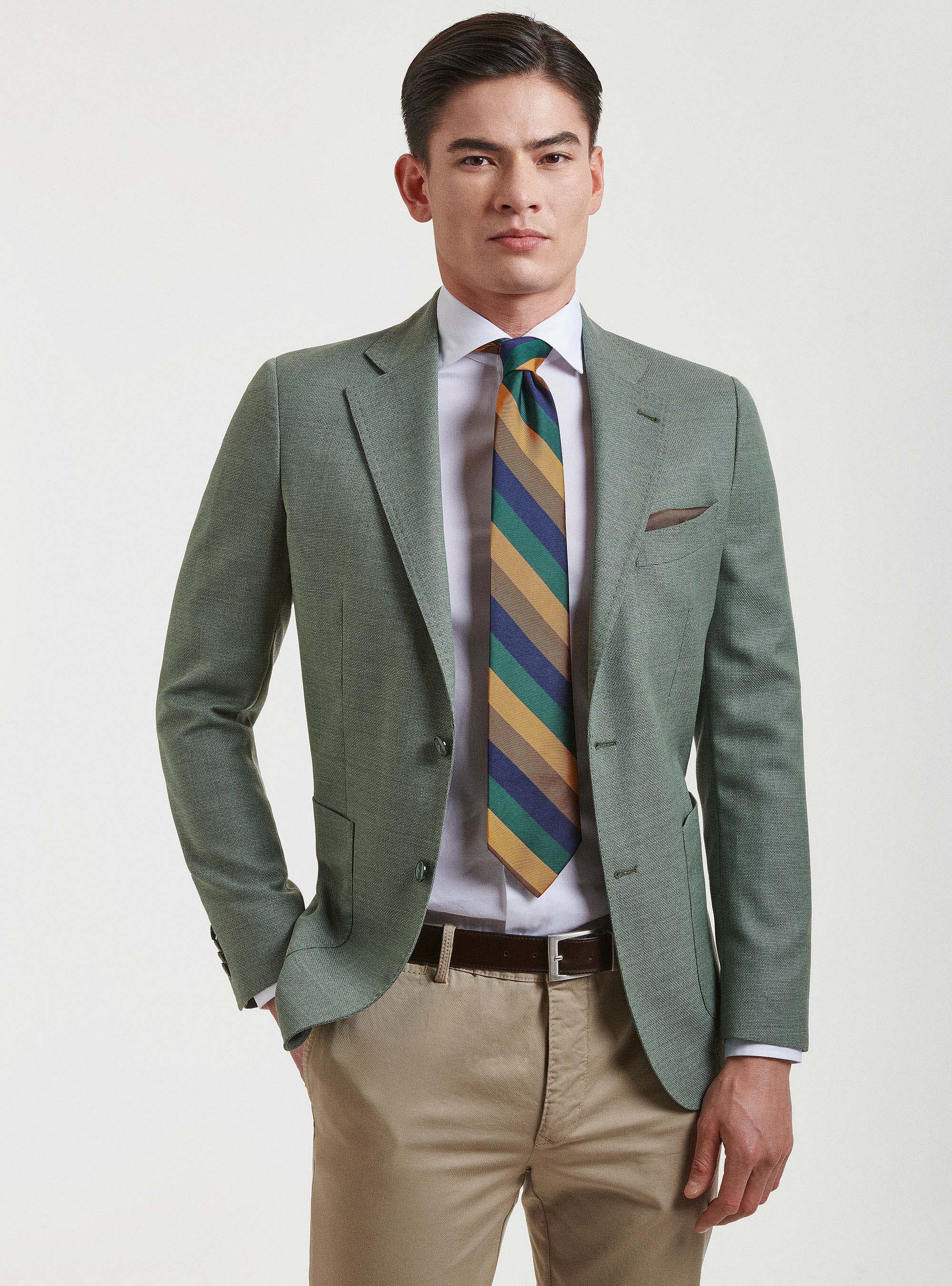 Americana de lana Vitale Barberis Canonico, SALVIA 0602C